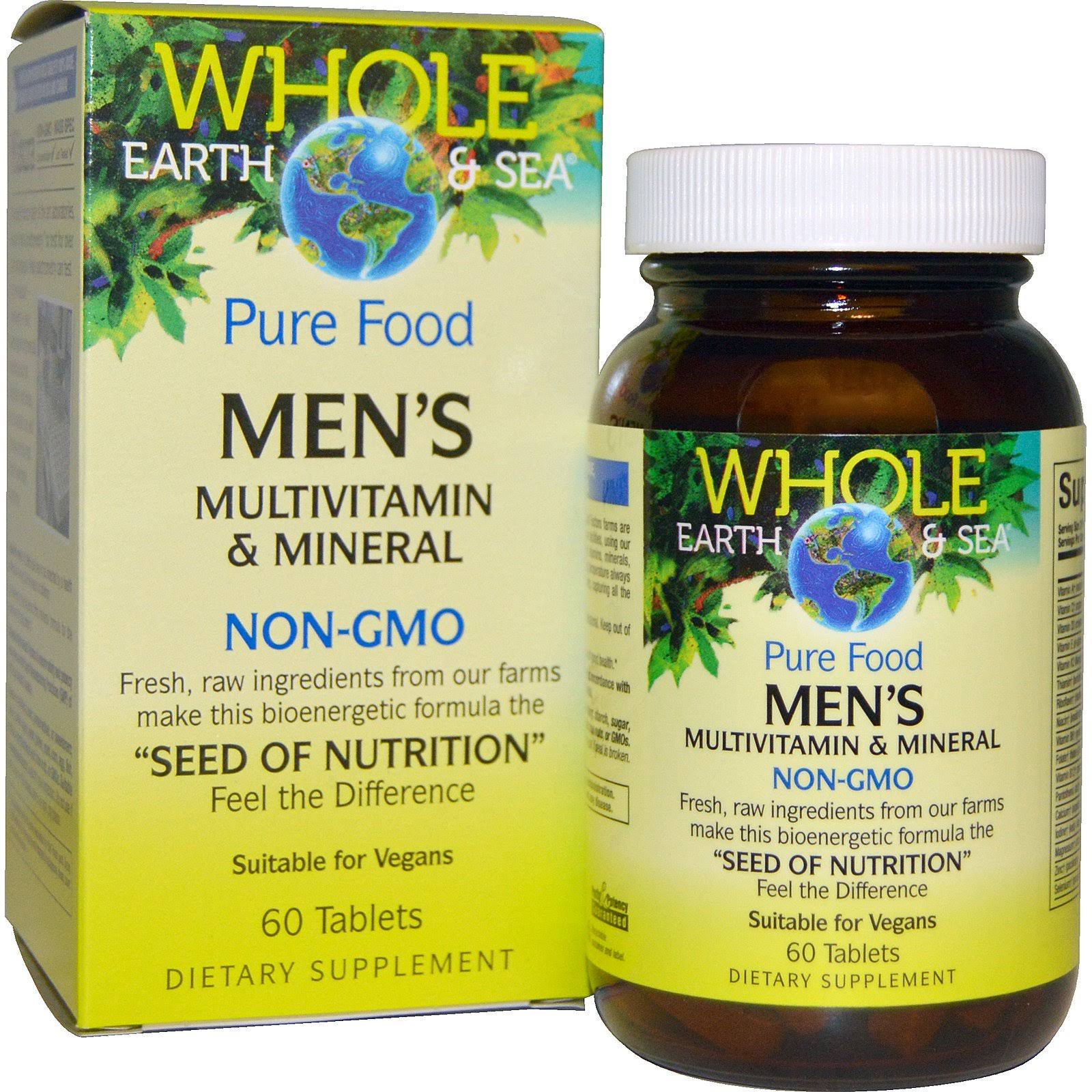 Whole Earth & Sea Men's Multivitamin & Mineral - 60 Tablets