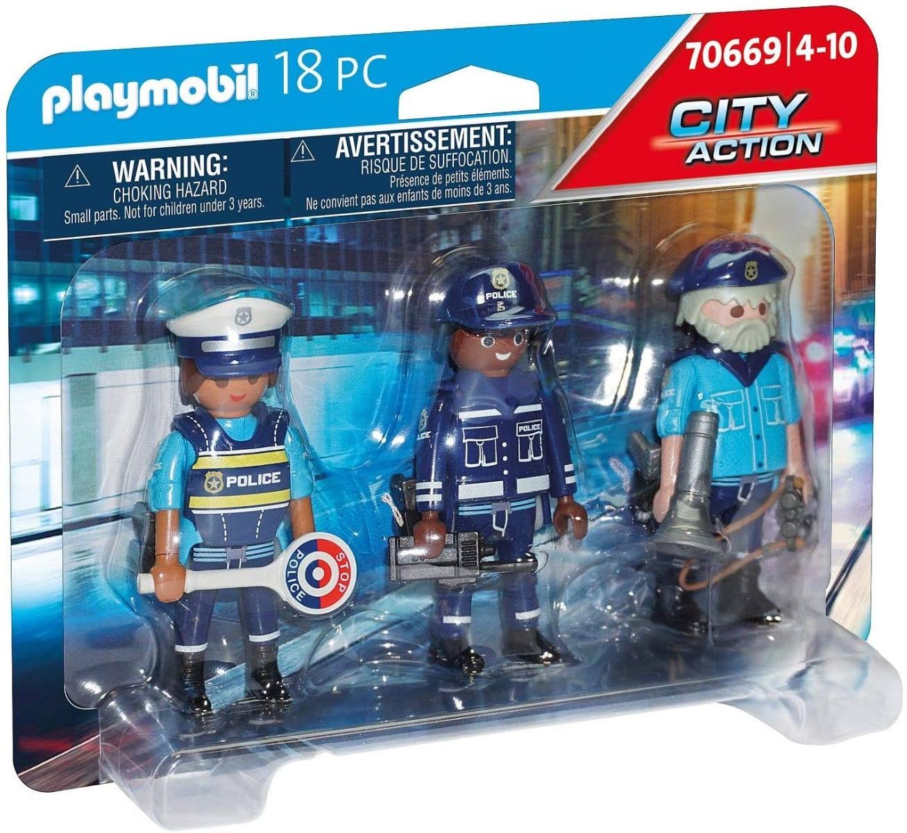 Playmobil City Action 70669 'Police Figure Set'