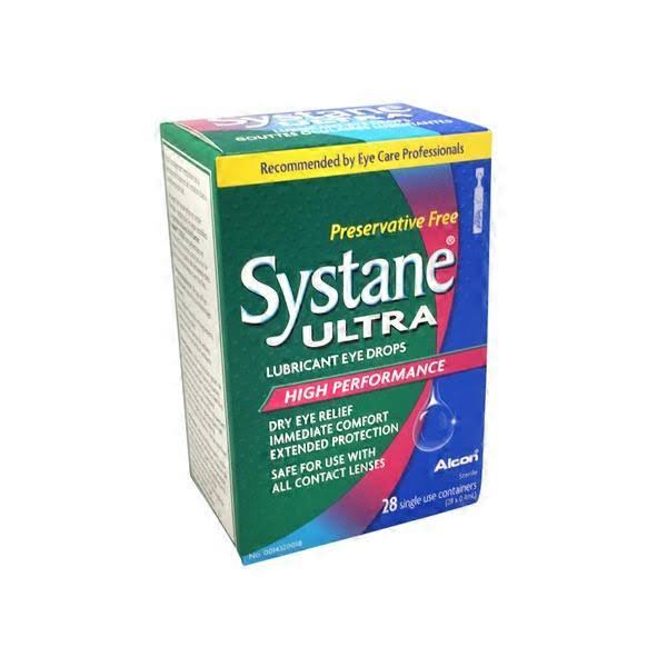 Systane Ultra Preservative Free Lubricant Eye Drops - 0.4ml