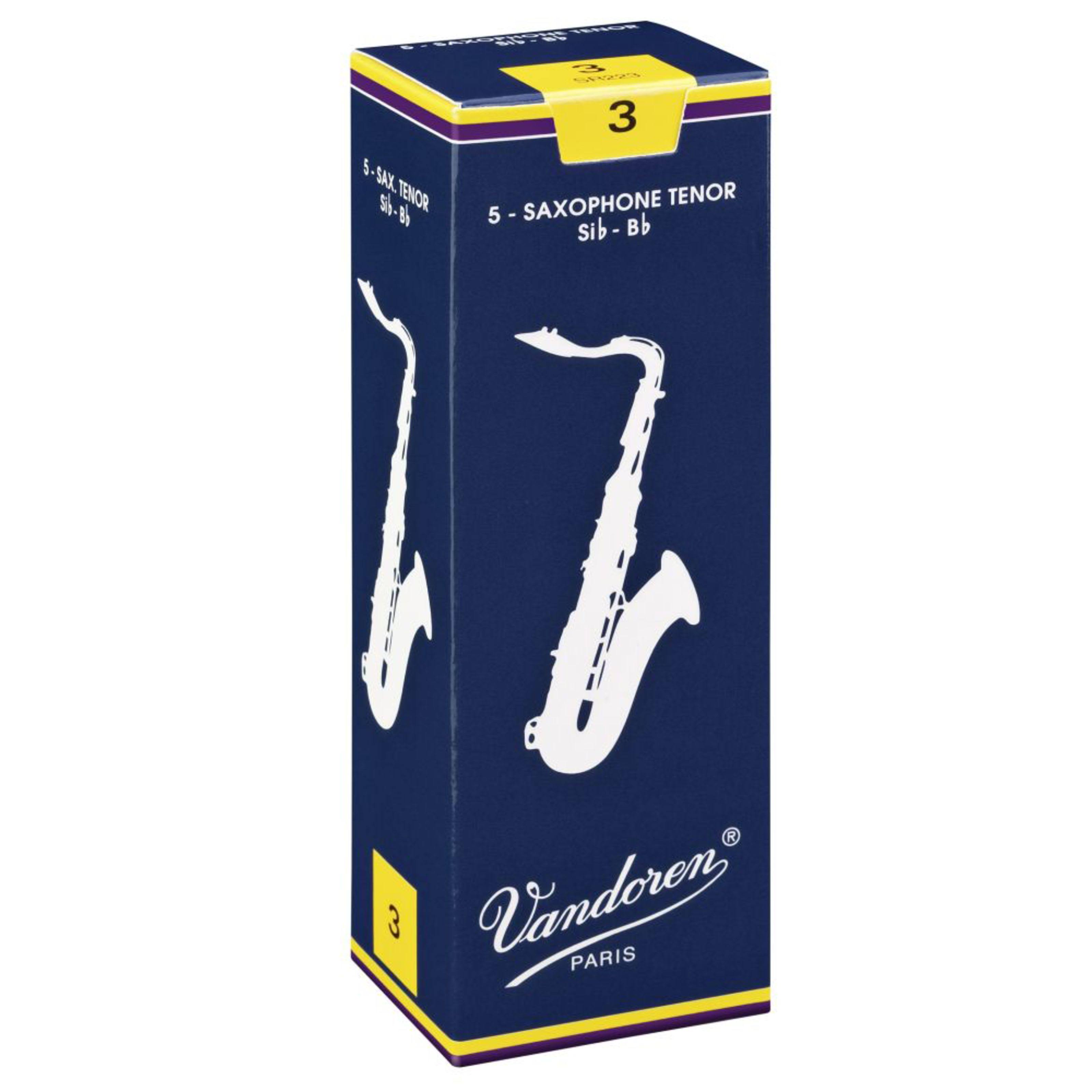 Vandoren Tenor Saxophone Reeds - Strength 2, Box of 5