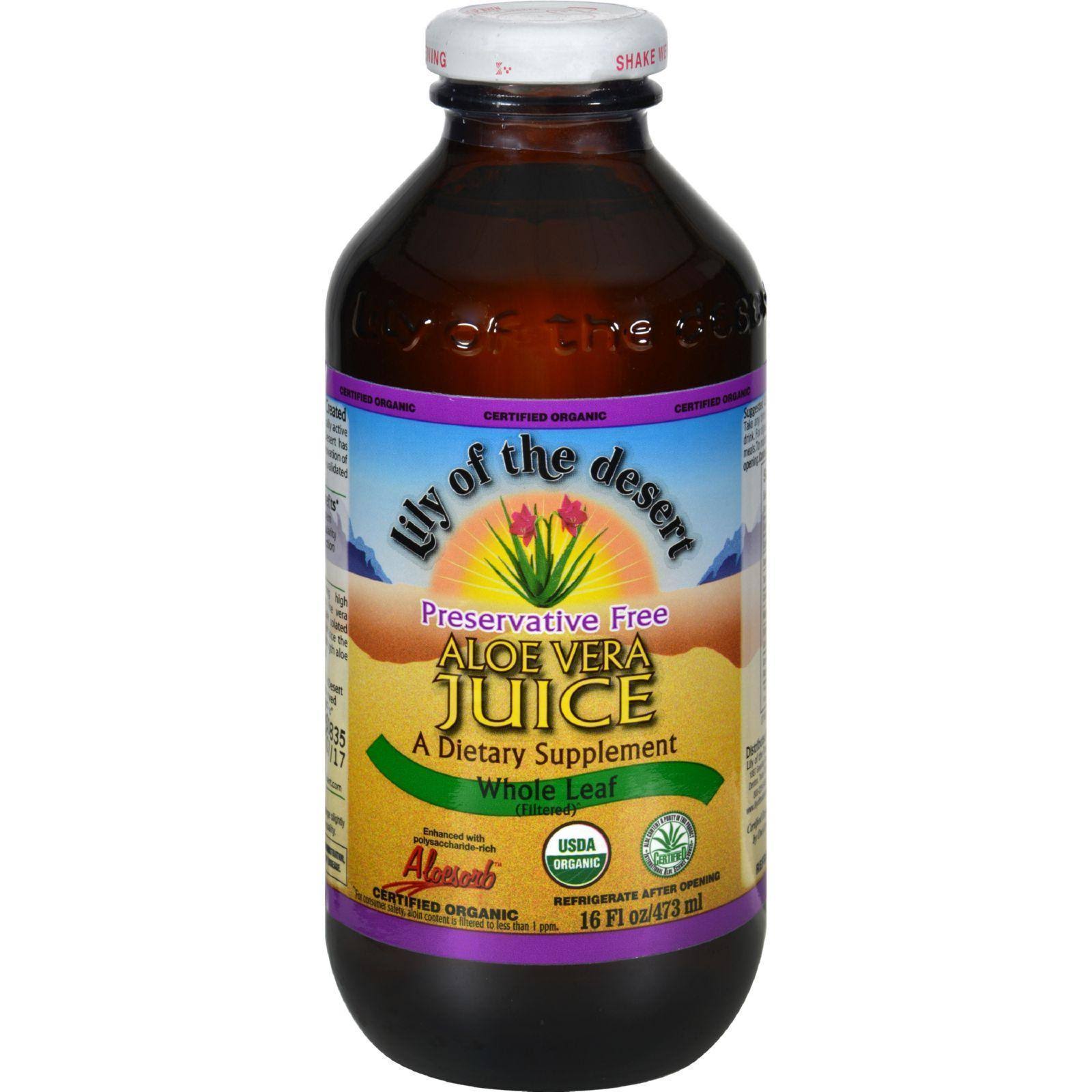 Lily Of The Desert Aloe Vera Juice - Whole Leaf, 473ml