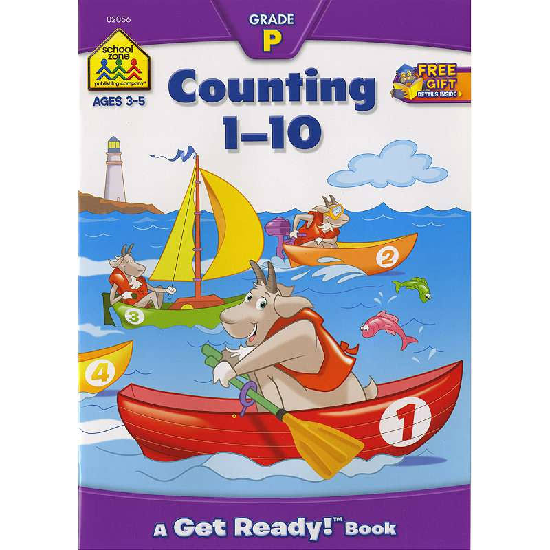 Preschool Workbooks Counting 1-10 - 32 Pages