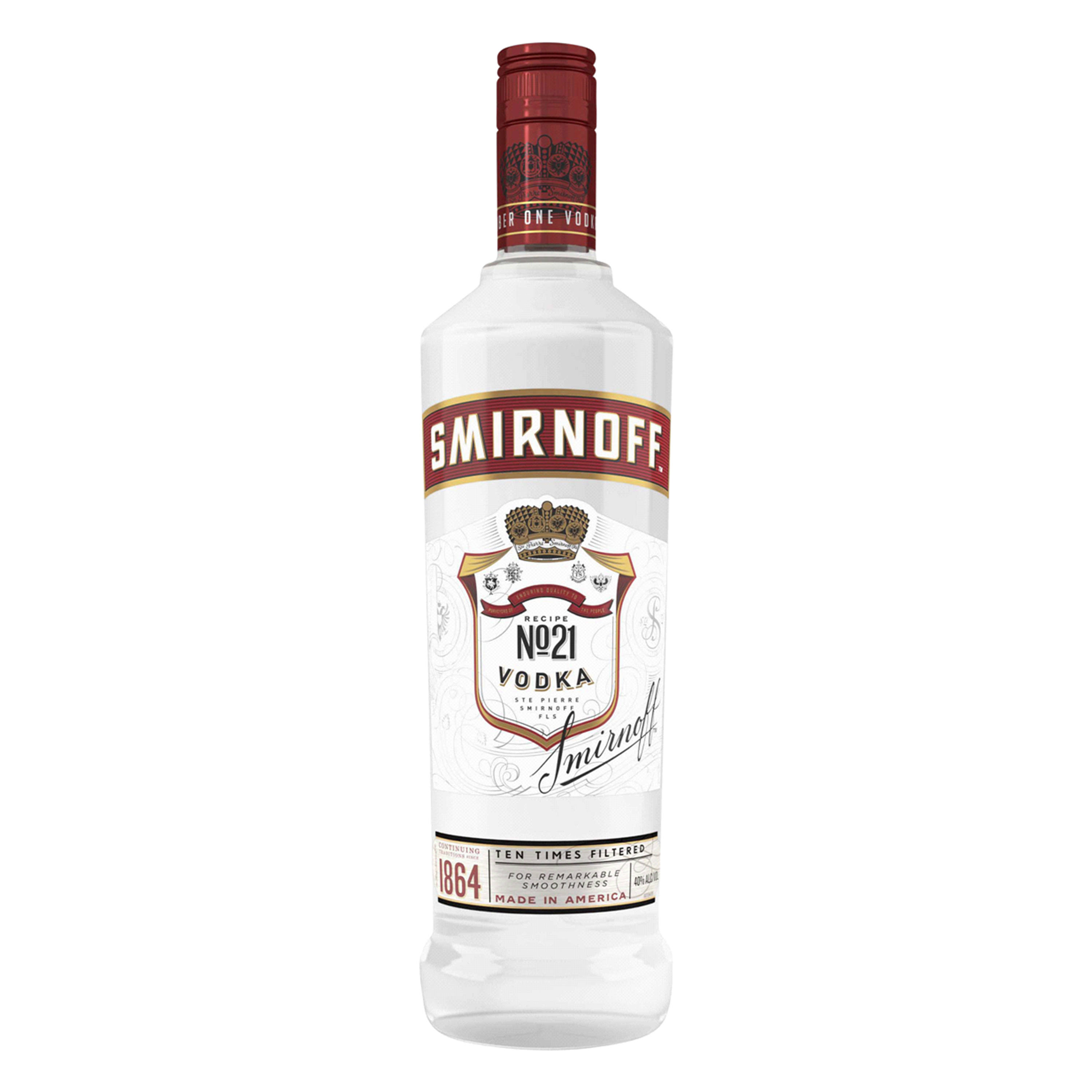 Smirnoff Vodka - Triple Distilled, 750ml