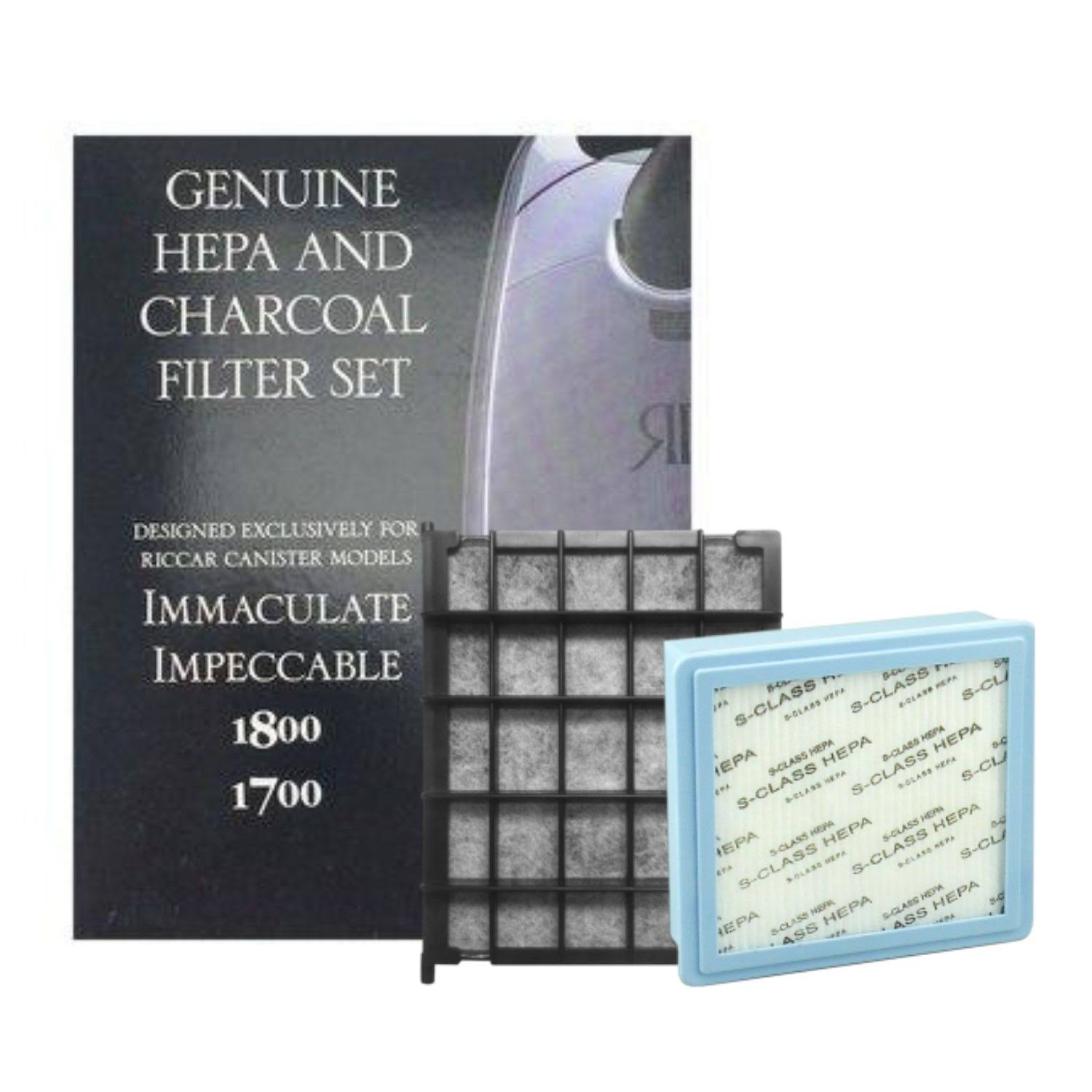 Riccar Hepa Media and Granulated Charcoal Filter Set [RF17G]