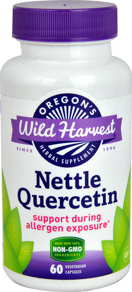 Oregon's Wild Harvest Nettle Quercetin Herbal Supplement - 60 Capsules