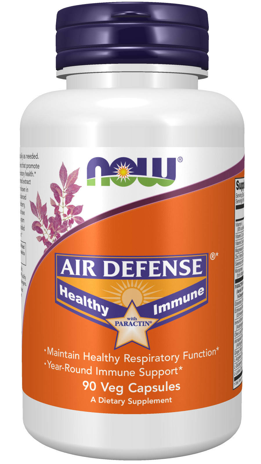 Now Foods Air Defense Immune Booster with Paractin - 90 Capsules