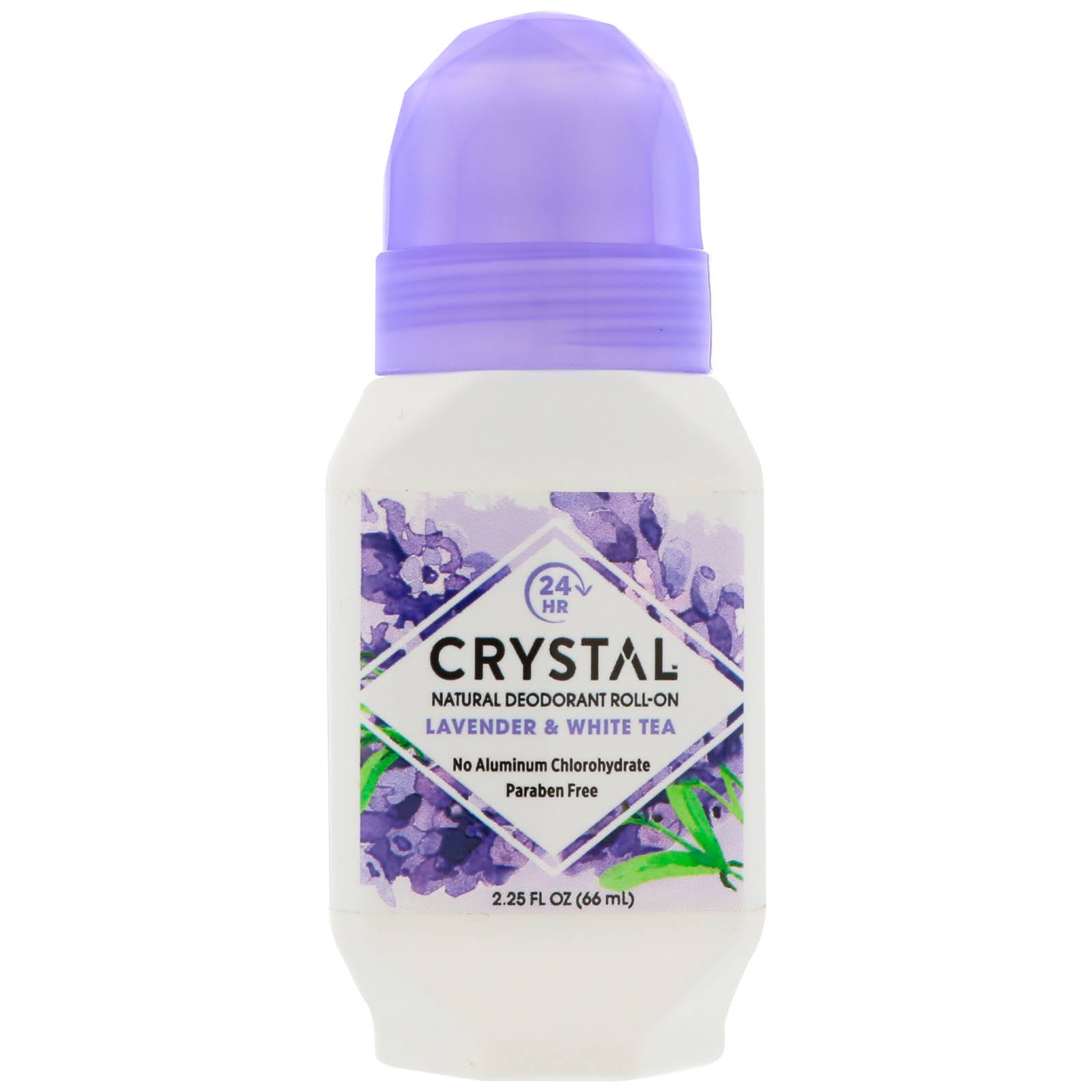 Crystal Body Deodorant Natural Deodorant - Lavender and White Tea, 2.5oz