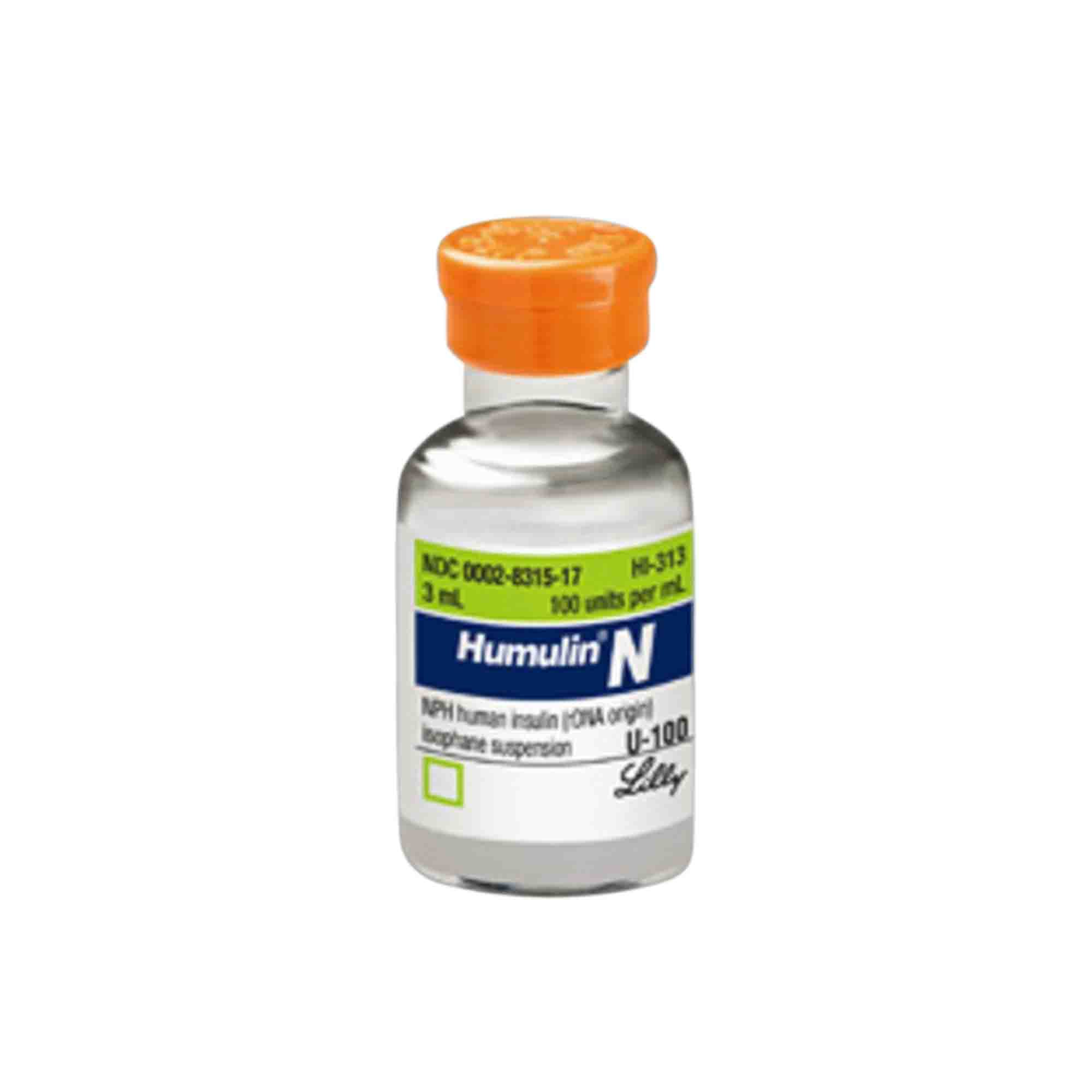 Humulin N Insulin 100 units/mL, 3ml Vial