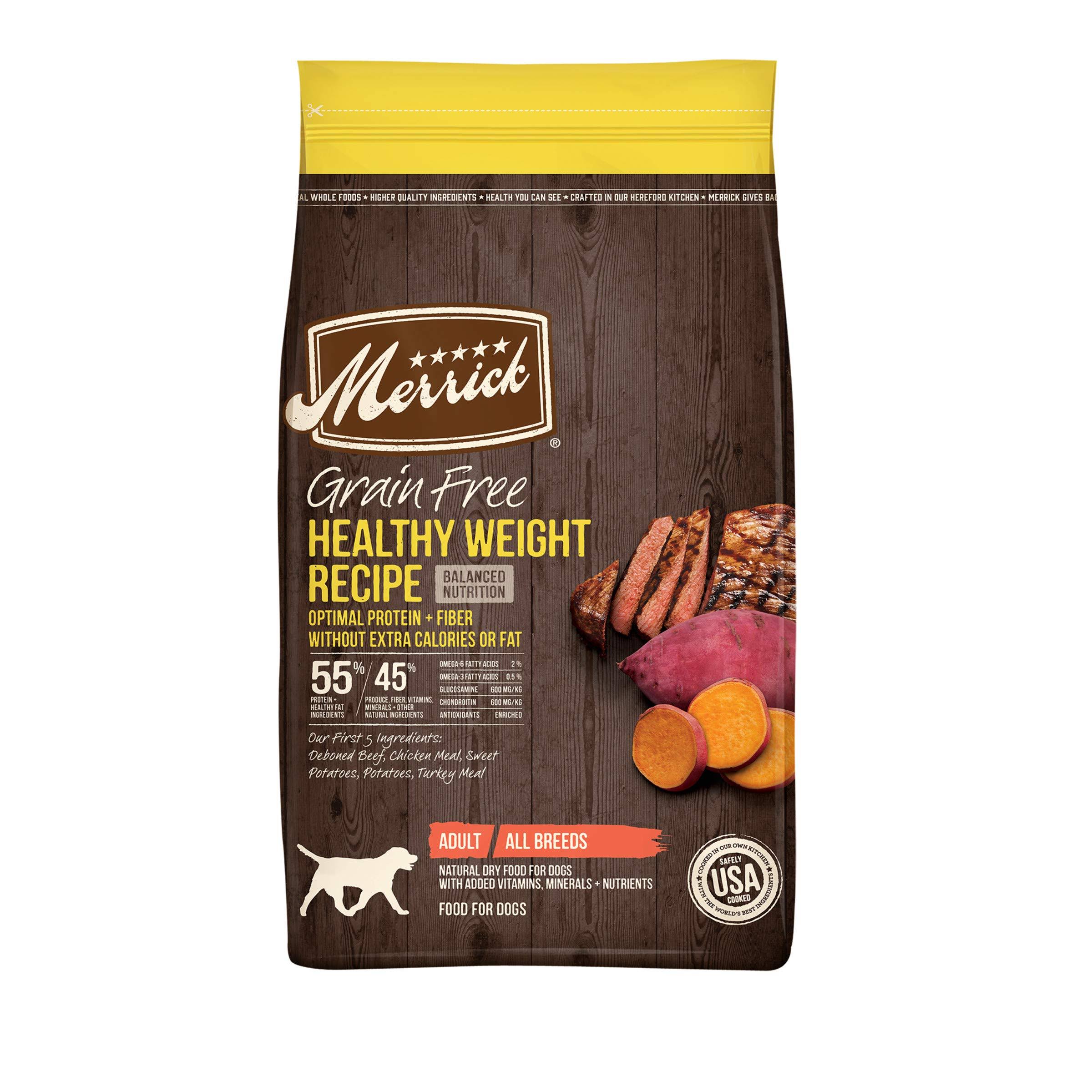 Merrick Grain Free Dry Dog Food Healthy Weight Recipe - 4 lb
