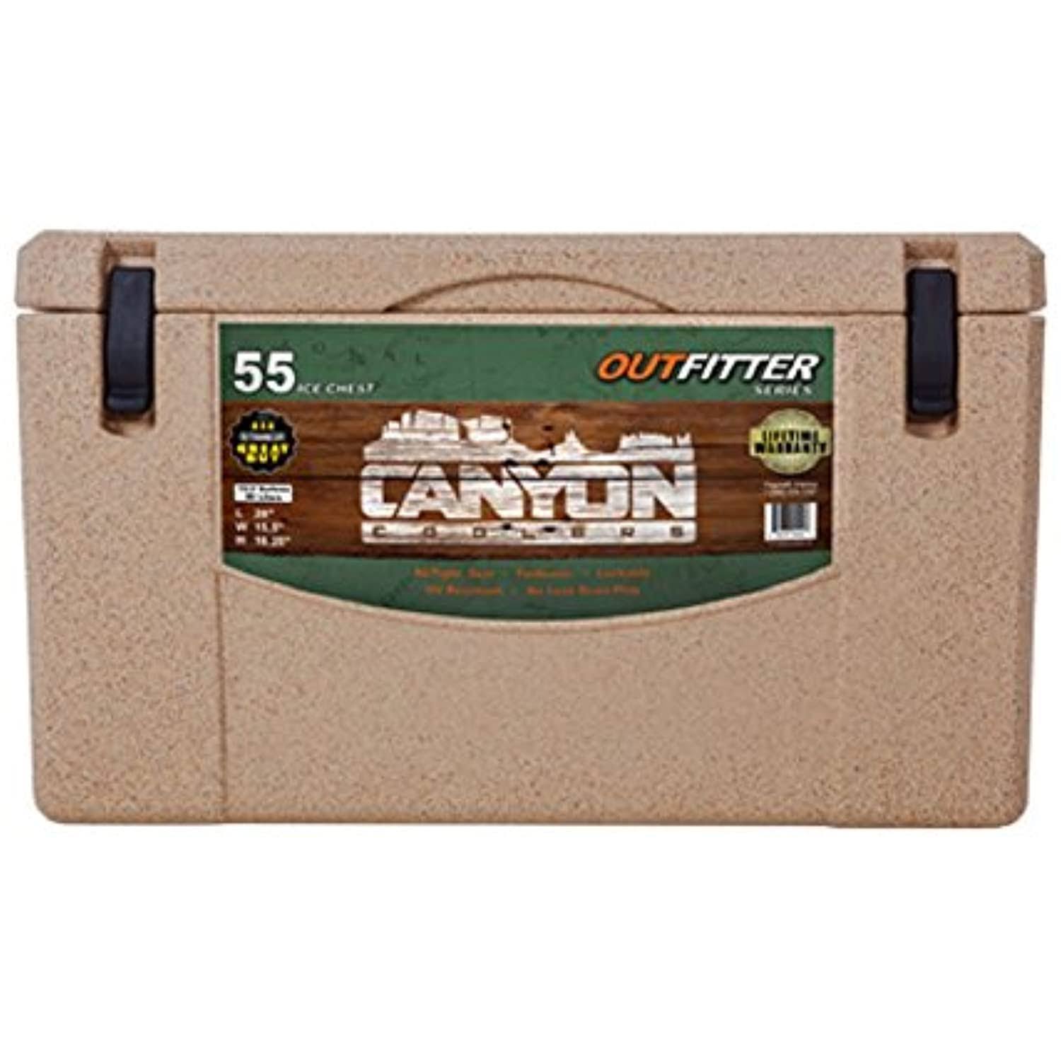Canyon Coolers Outfitter Rotomolded Cooler - Sandstone, 55 Quart