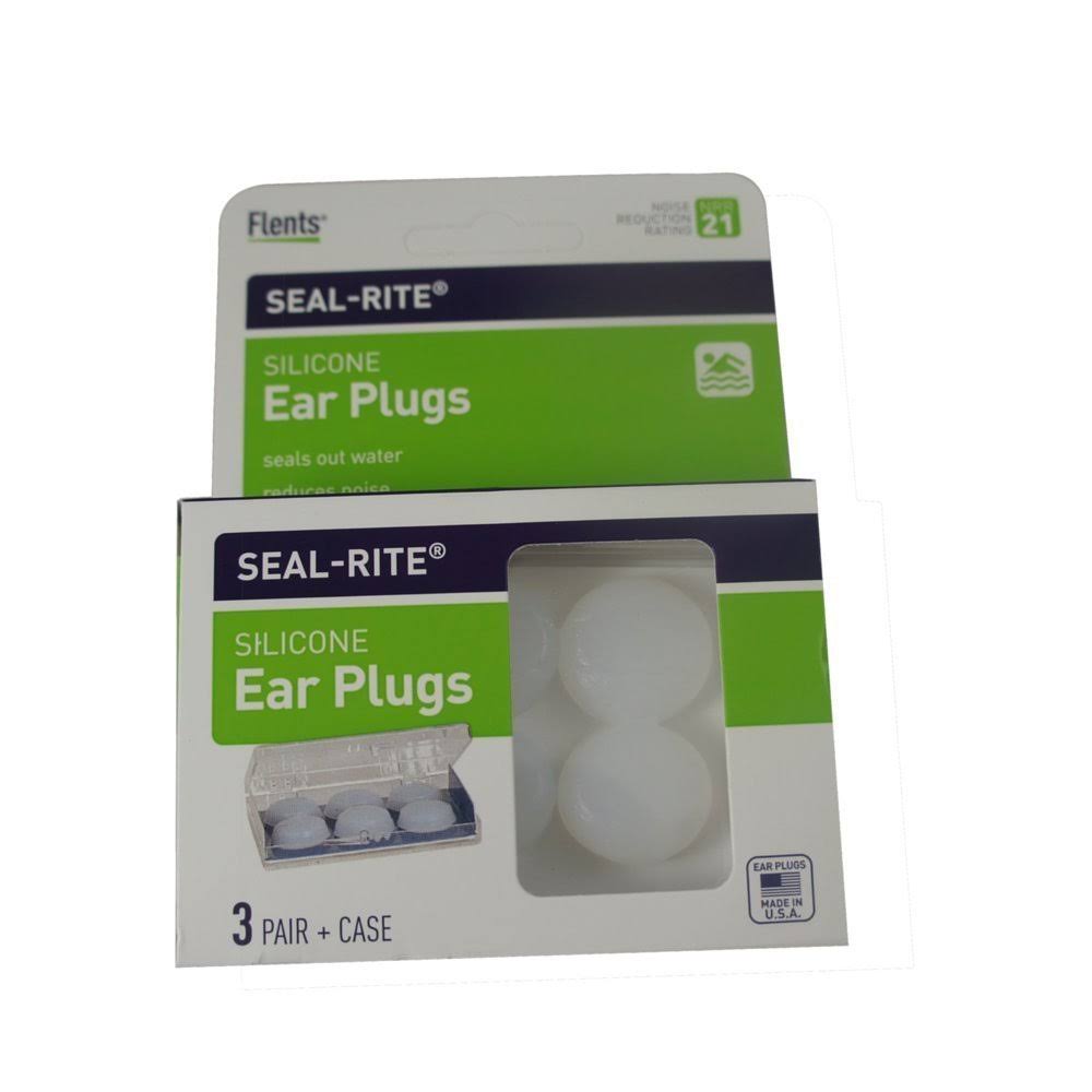 Flents Seal-Rite Ear Plugs - 3 Pairs