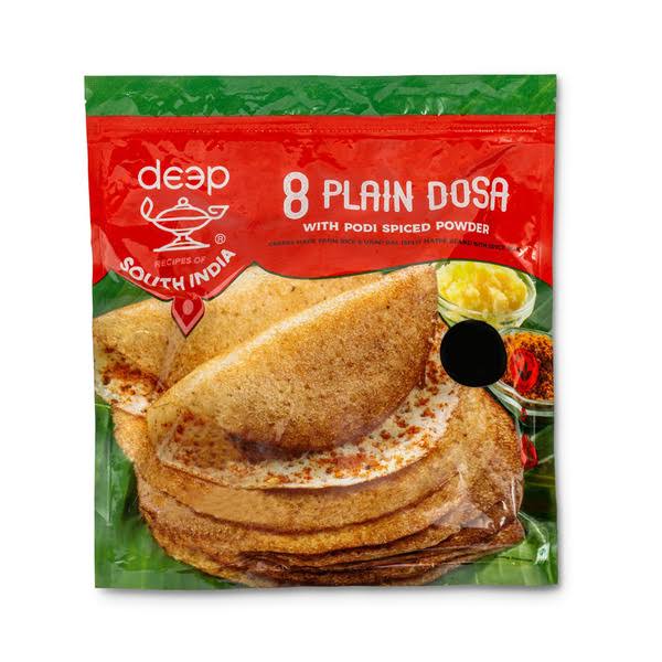 Deep Indian Kitchen Plain Dosa - 8 ct