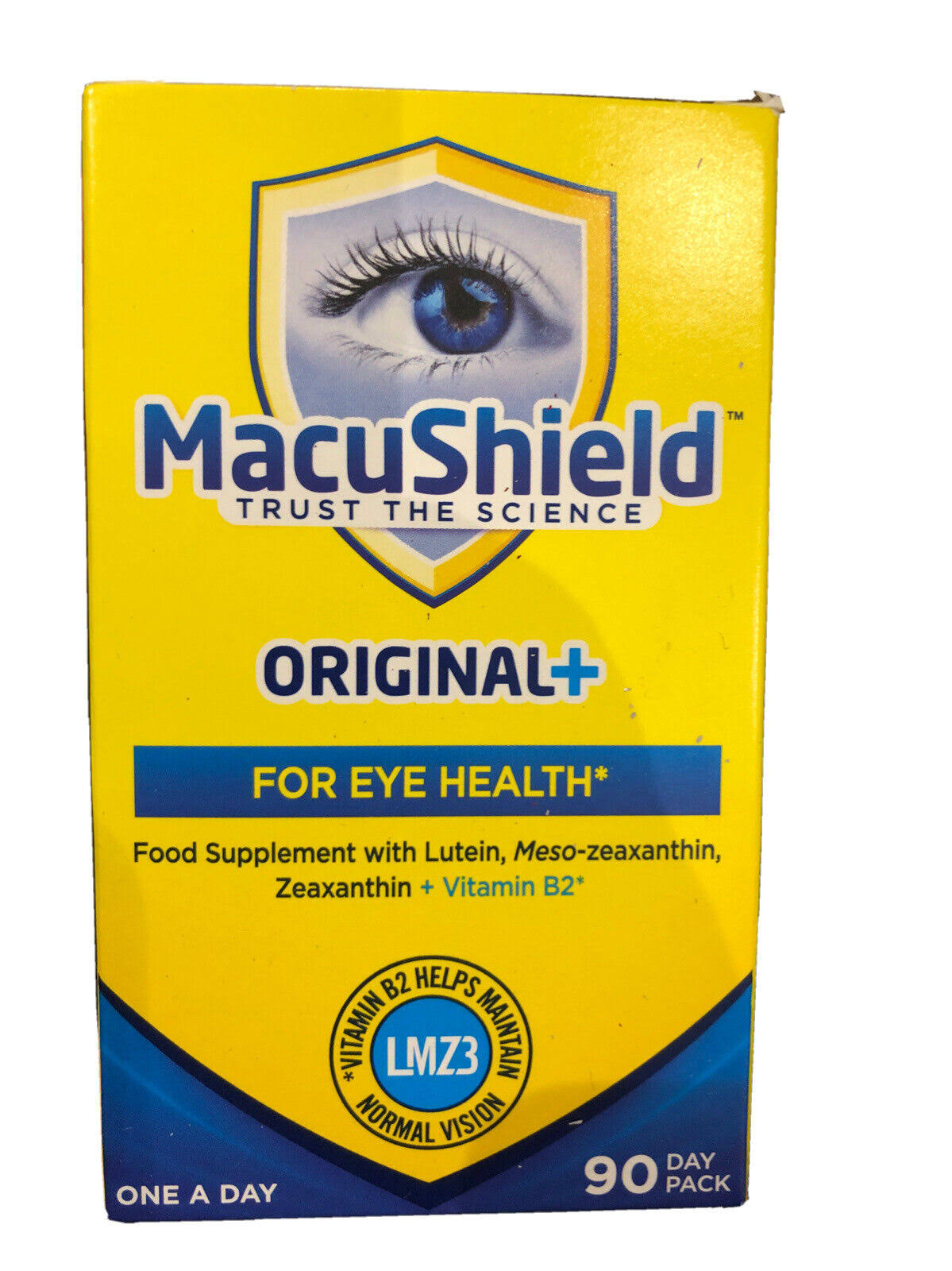 MacuShield - Original+ With Vitamin B2 90 Capsules for Men and Women