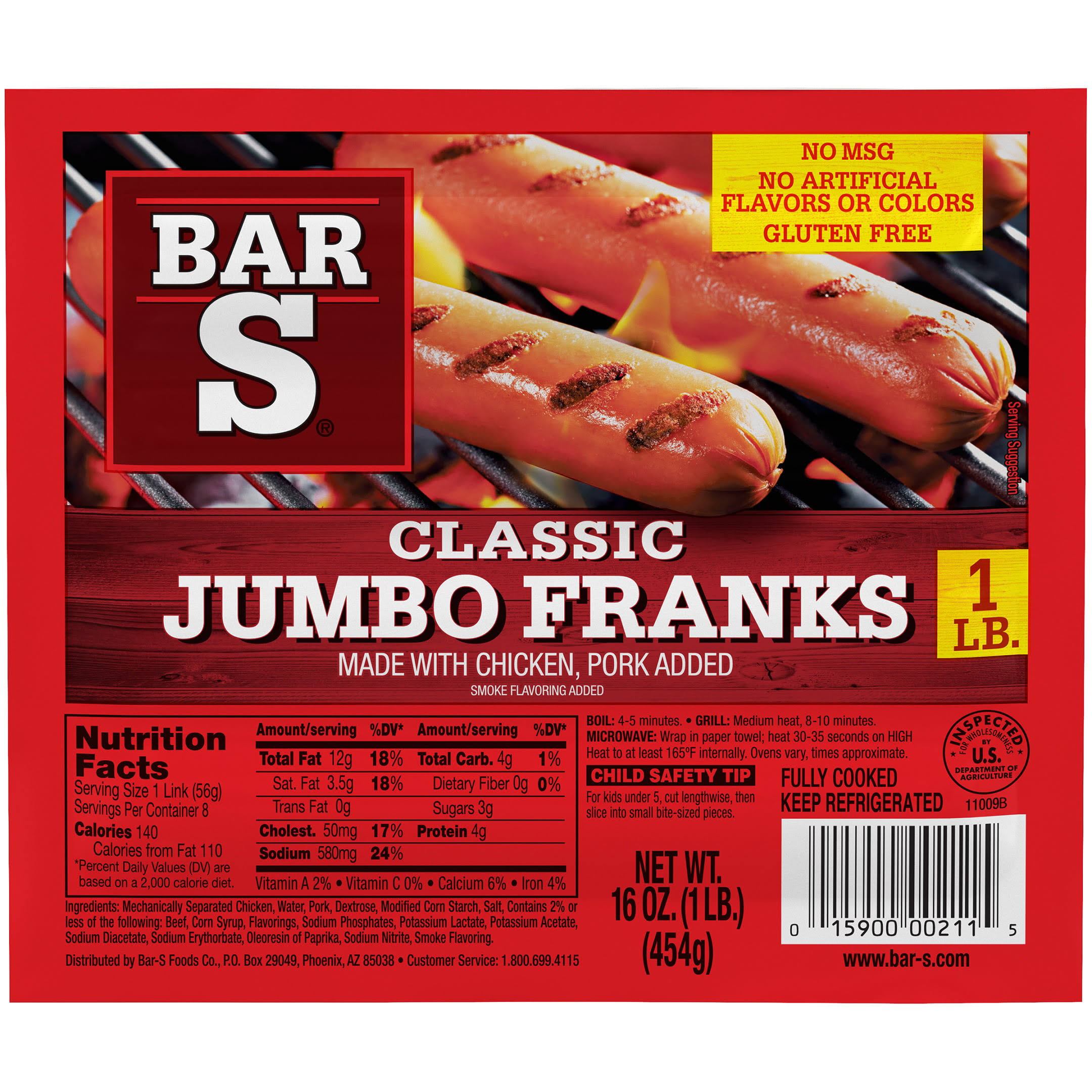Bar-S America's Favorite Jumbo Franks