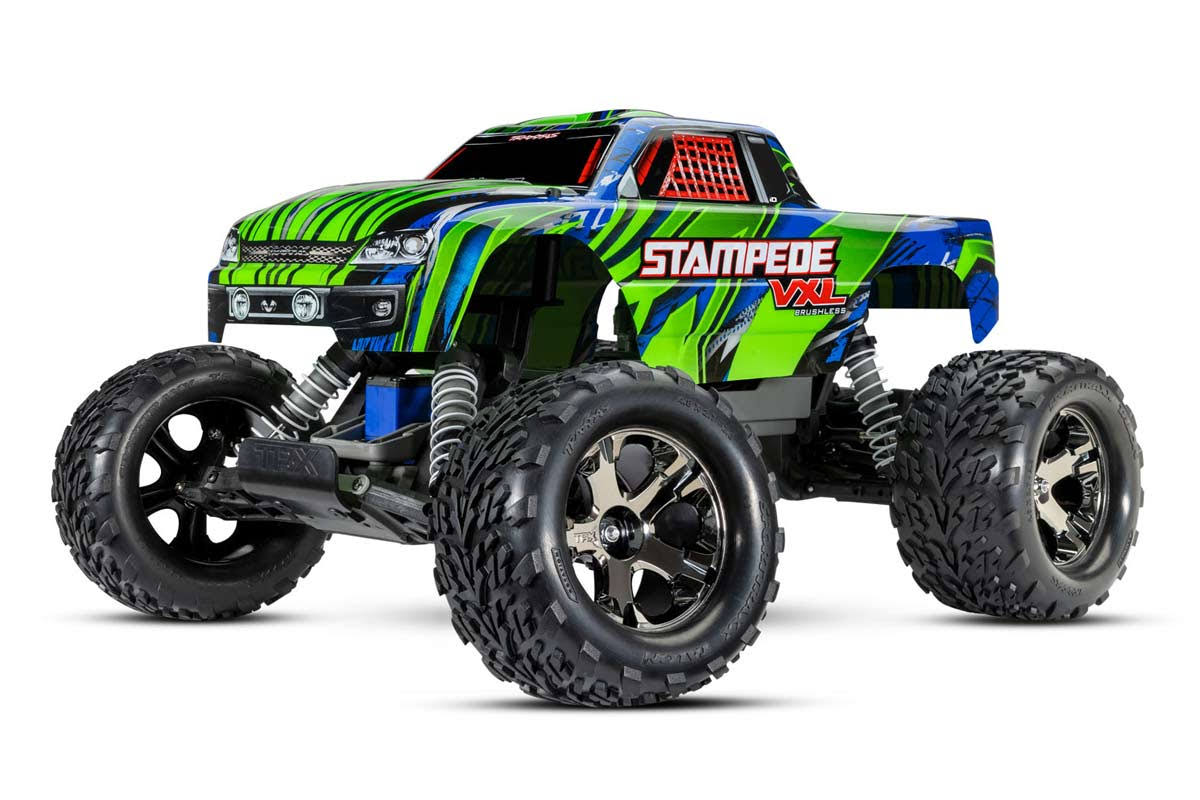 Traxxas Stampede VXL RTR 2WD Monster Truck Green RC Car