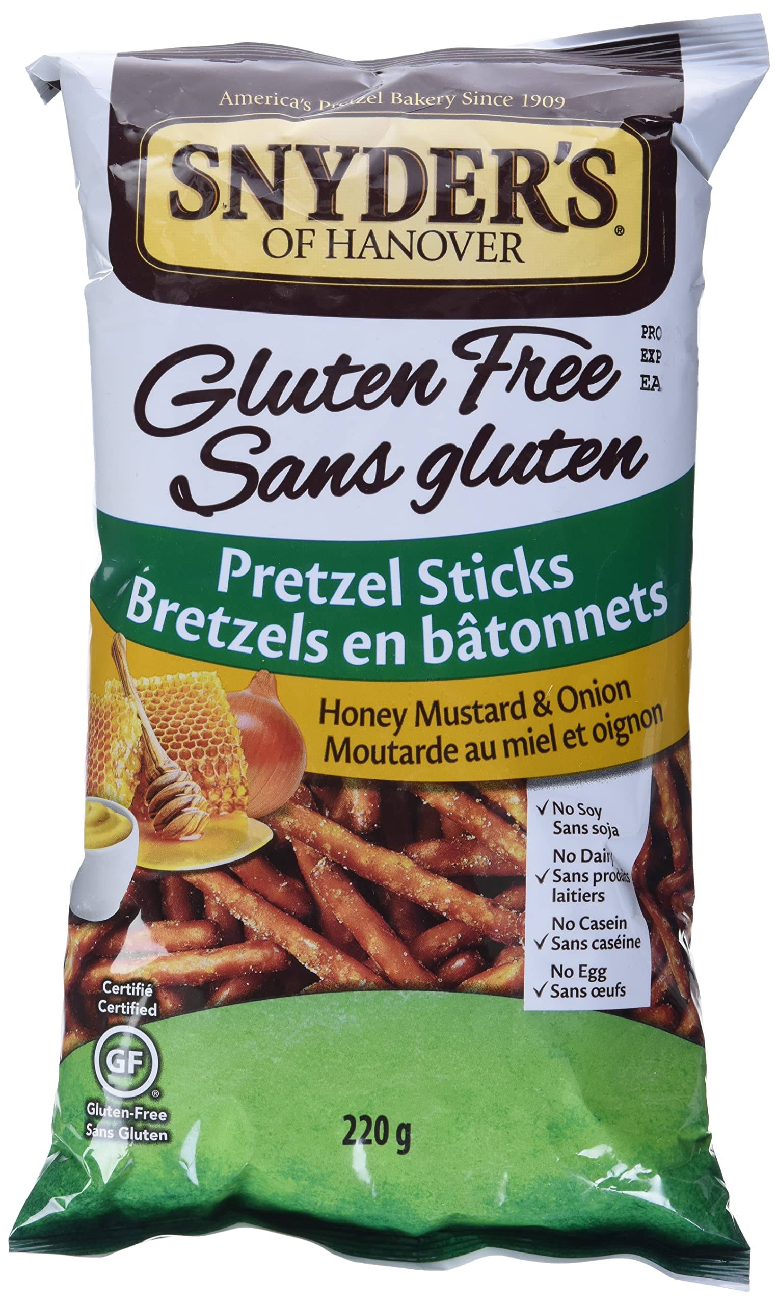 Snyder's of Hanover Gluten free Honey Mustard & Onion Pretzel - 220g