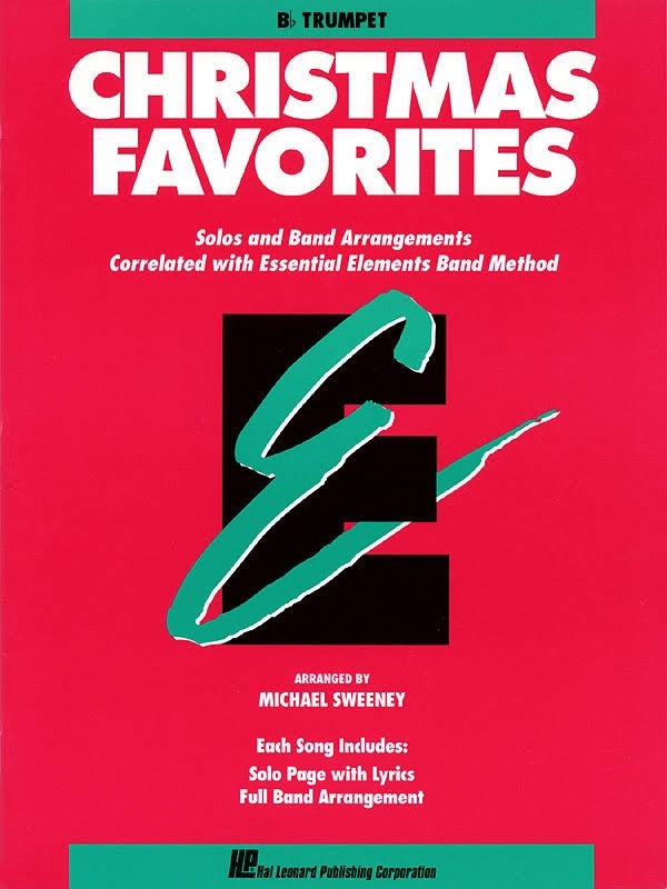 Hal Leonard Essential Elements Christmas Favorites B Flat Trumpet Music Book