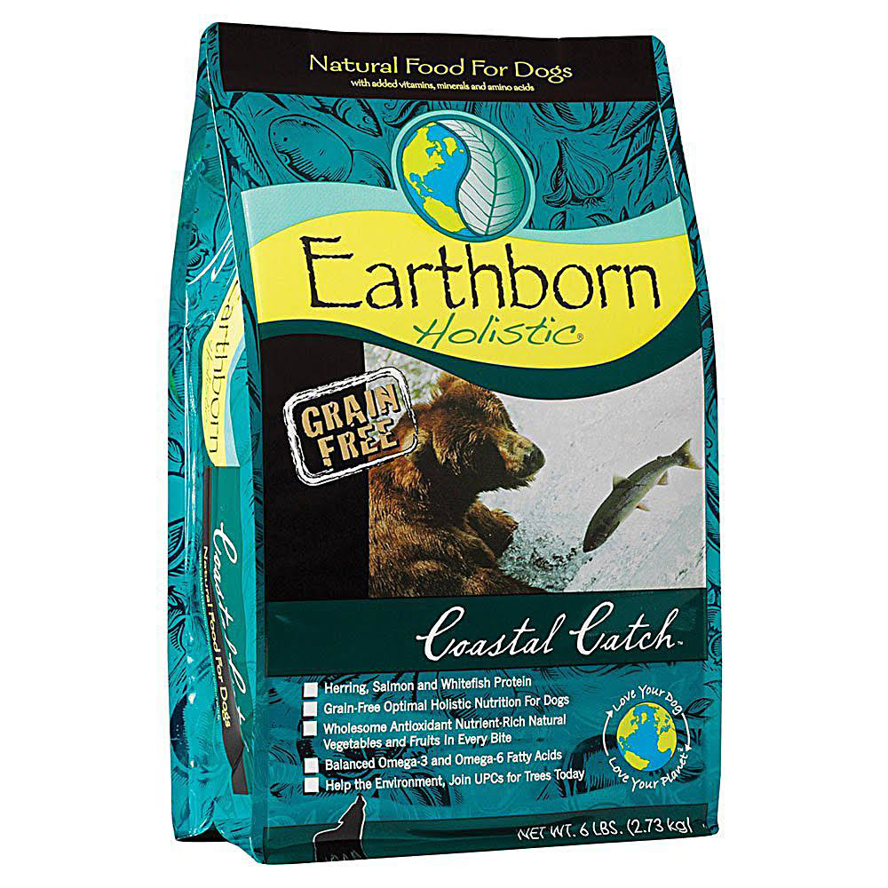 Earthborn Holistic Dog Food - Grain Free, Coastal Catch, 14lb