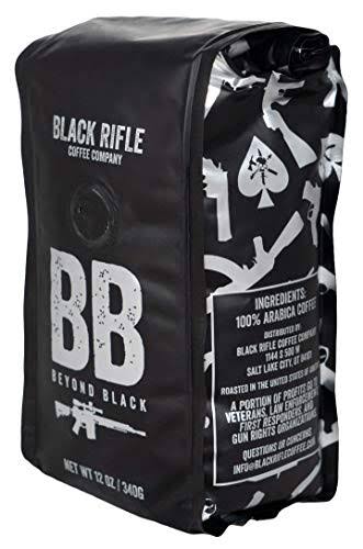 Black Rifle Coffee Company Beyond Black Coffee Dark Roast Ground, 12 Ounce Bag