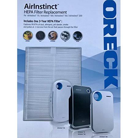 3YRHPK1 Oreck AirInstinct HEPA Filter Cartridge replaces Part #AIR108HPK1