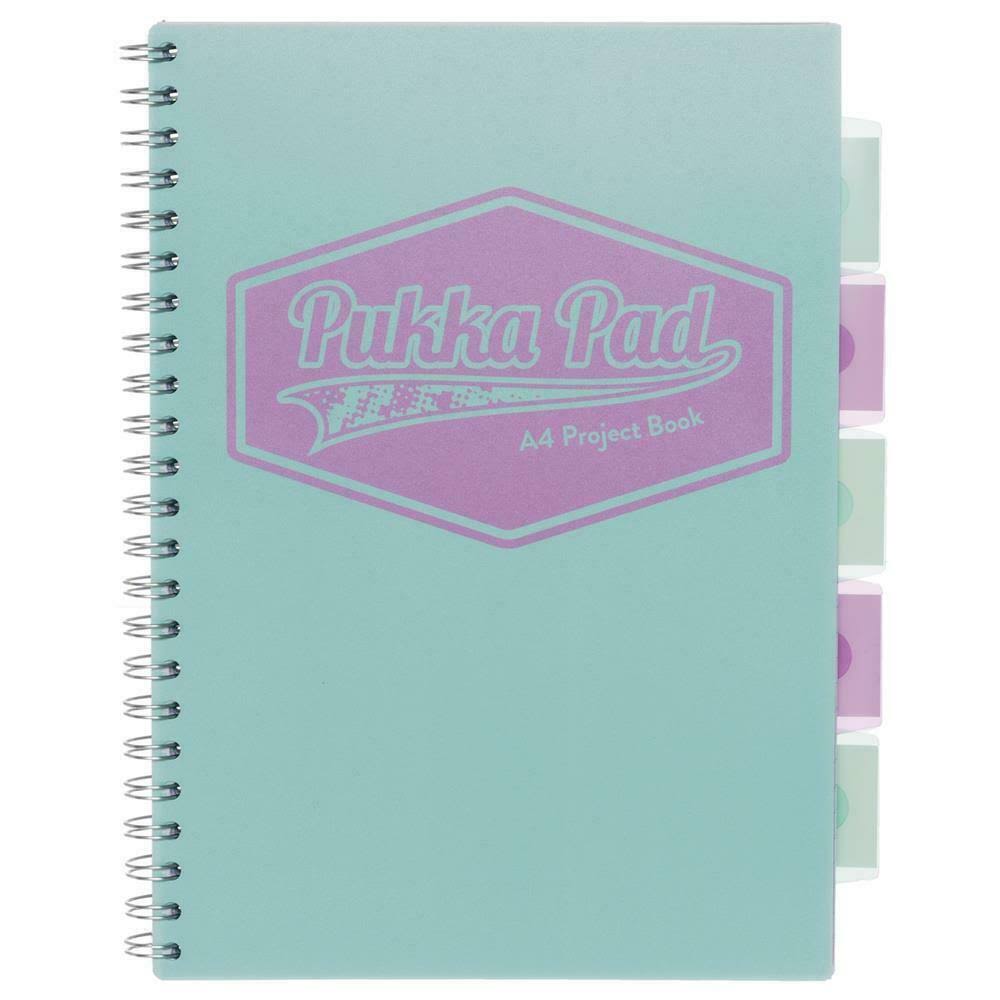 Pukka Pad Pastel Green A4 Project Book 200 Pages