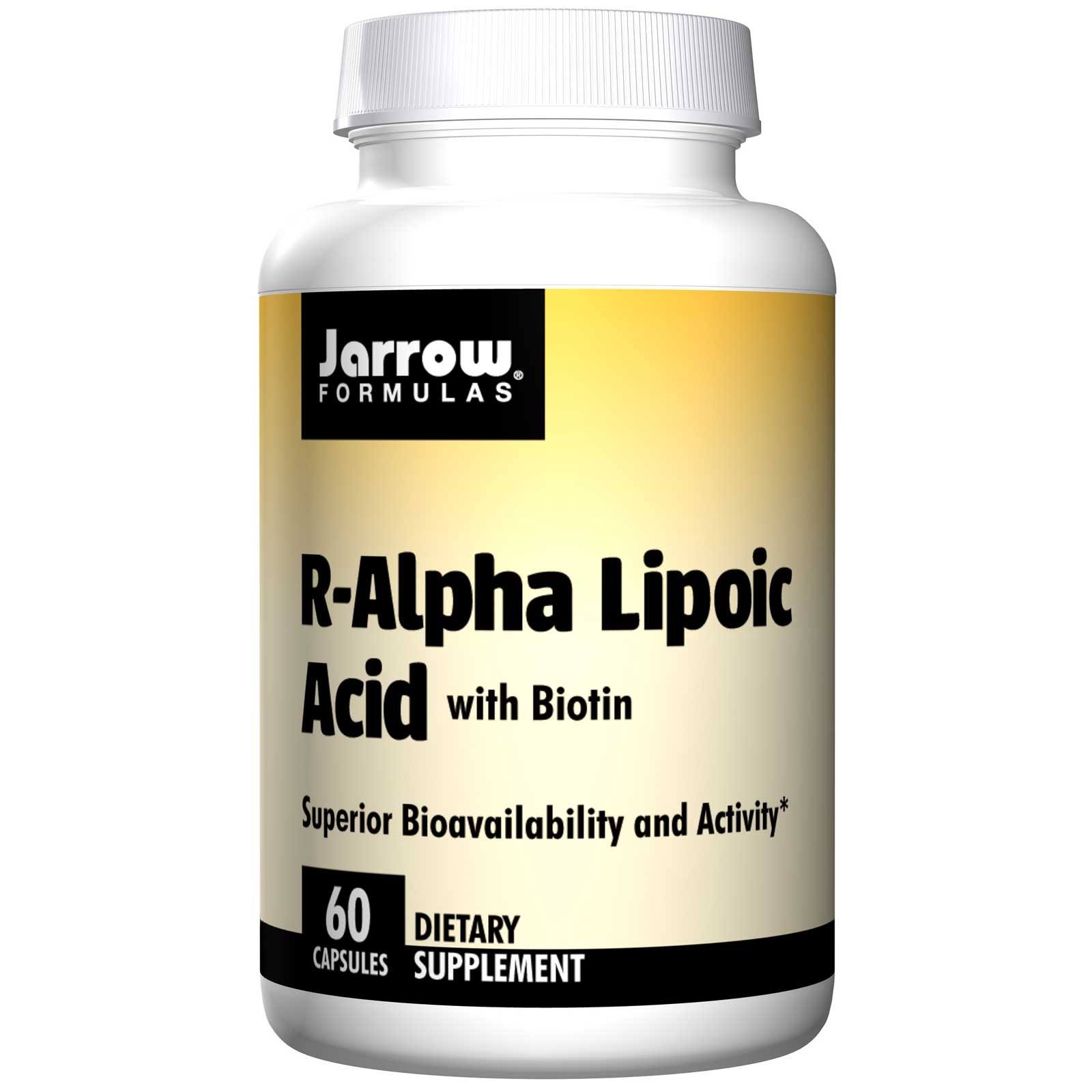 Jarrow Formulas R-Aalpha Lipoic With Biotin - 100mg, 60 Capsules
