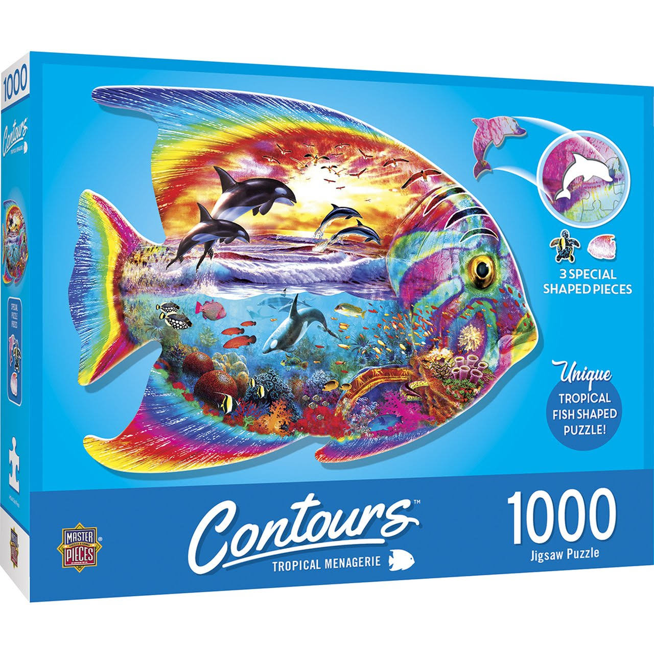 Masterpieces 1000-Piece Tropical Fish Puzzle