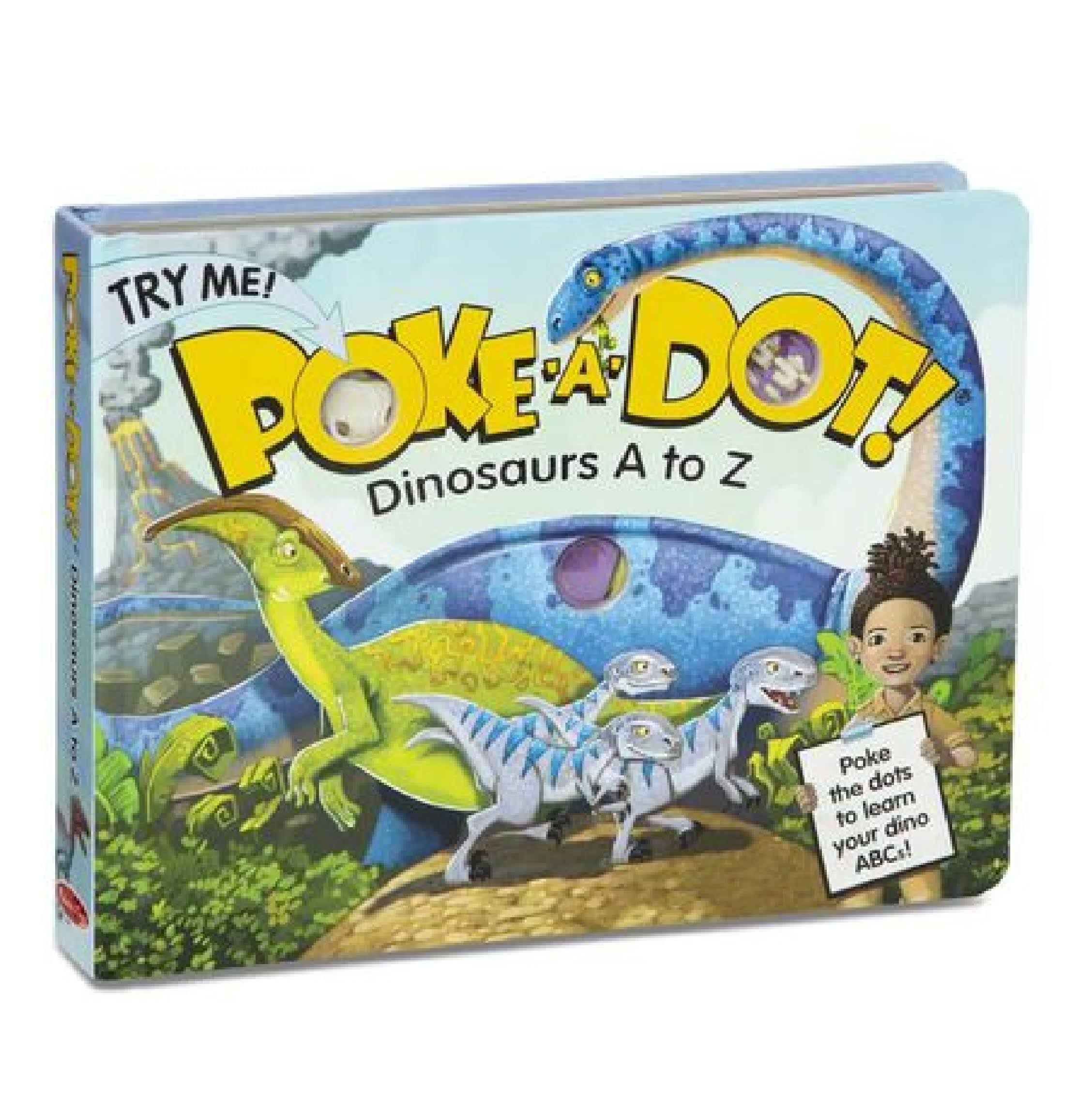 Melissa & Doug Poke-A-Dot Dinosaurs A to Z Book