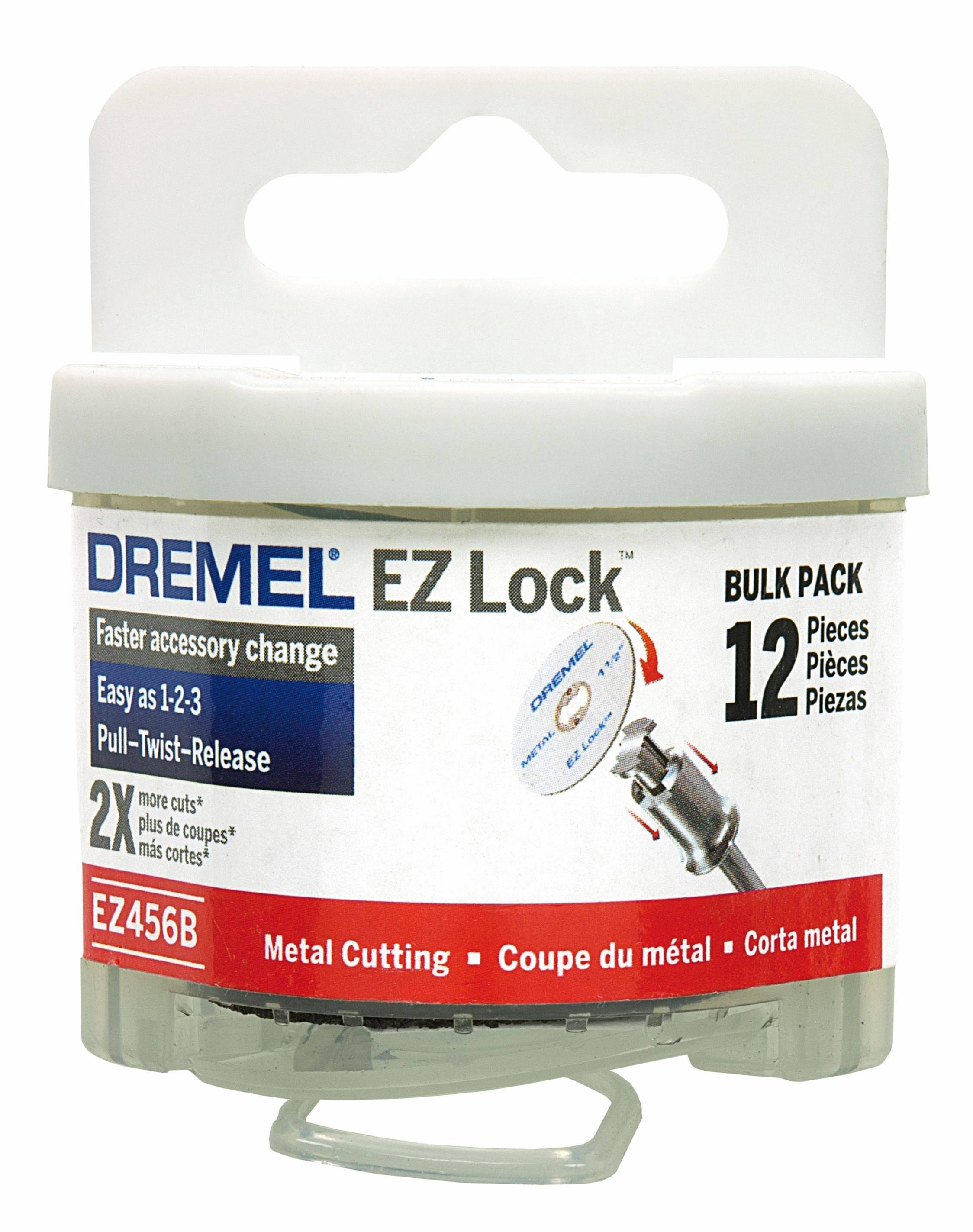 Dremel EZ456B 1 1/2-Inch EZ Lock Rotary Tool Cut-Off Wheels for Metal