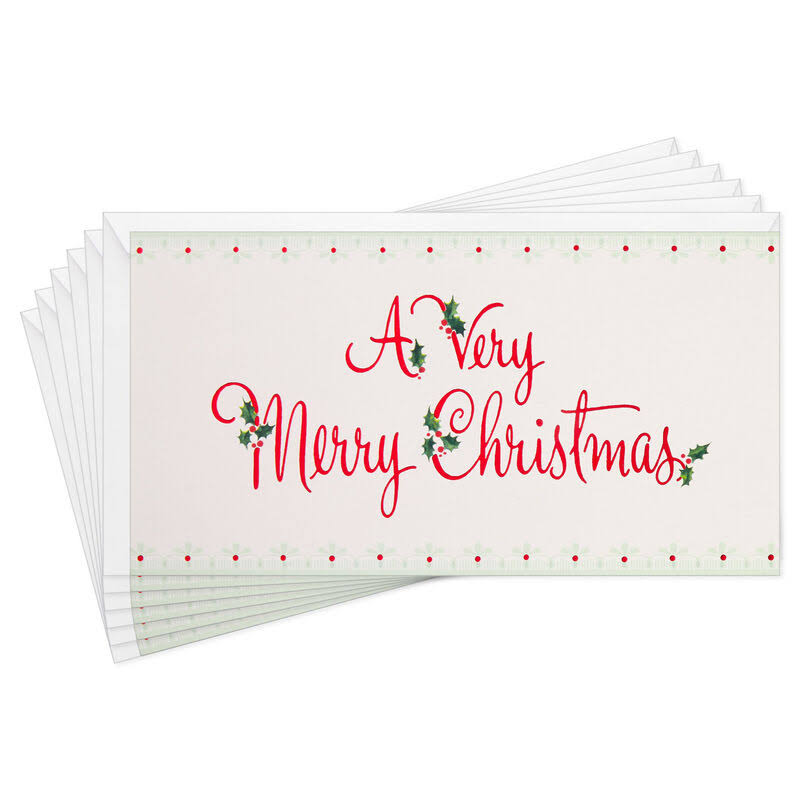 Hallmark Greeting Card, A Very Merry Christmas