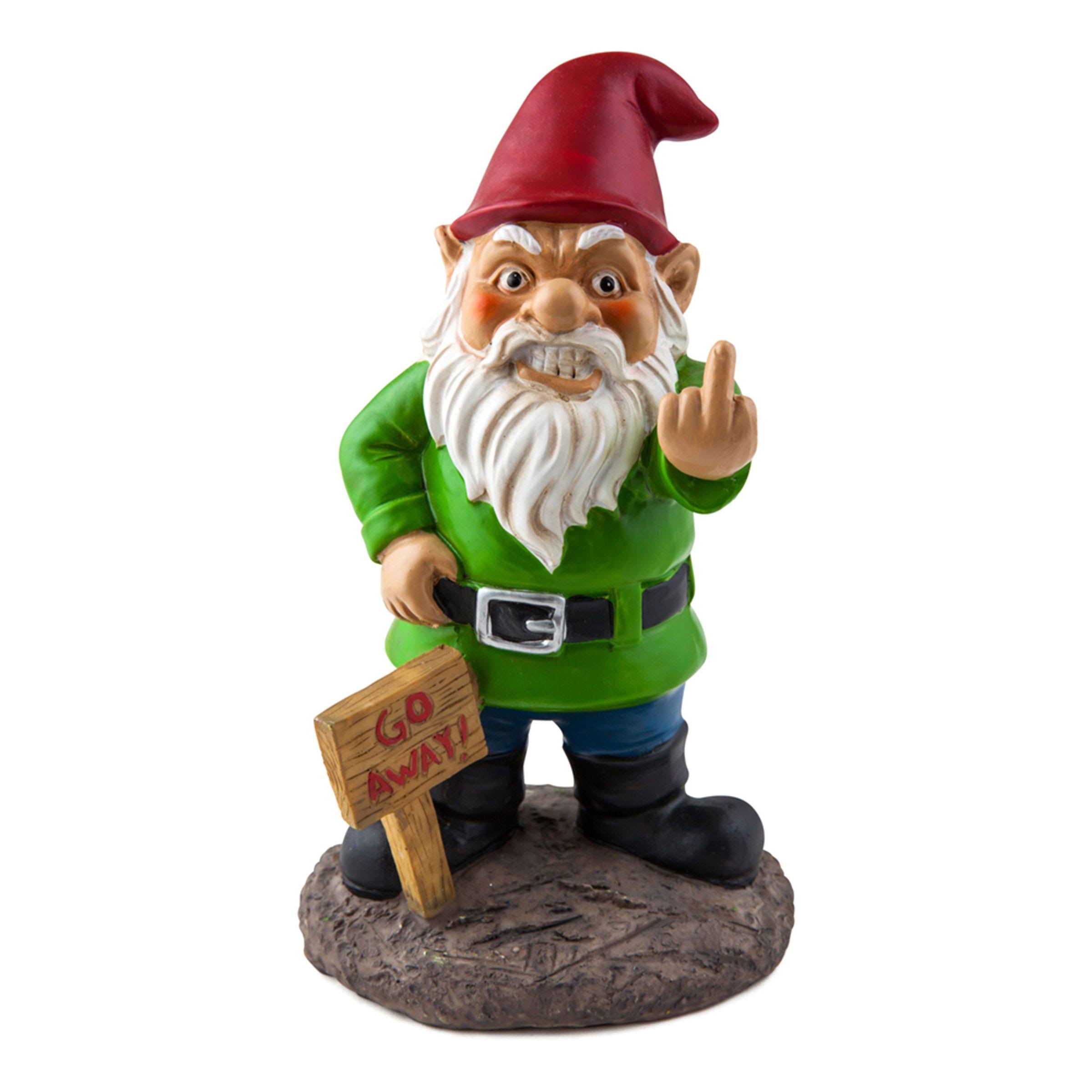 BigMouth Inc. Outdoor Structure The Go Away Garden Gnome One-Size