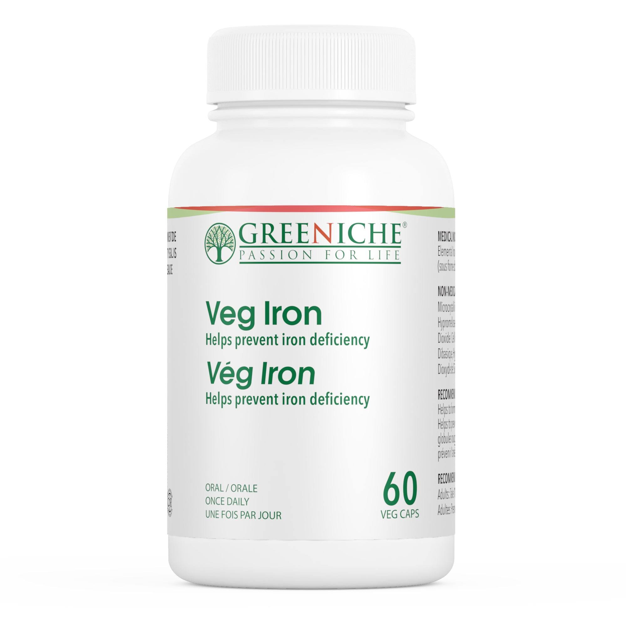 Greeniche Veg Iron 60 Veggie Caps