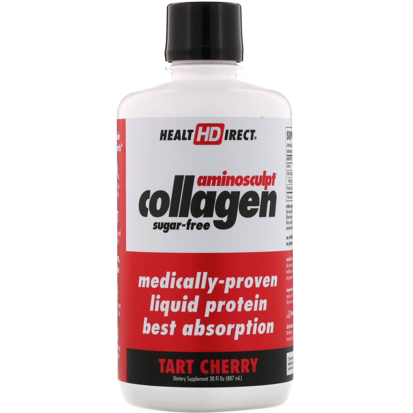 Health Direct AminoSculpt Liquid Collagen Supplement - Tart Cherry Flavor, 32 fl oz