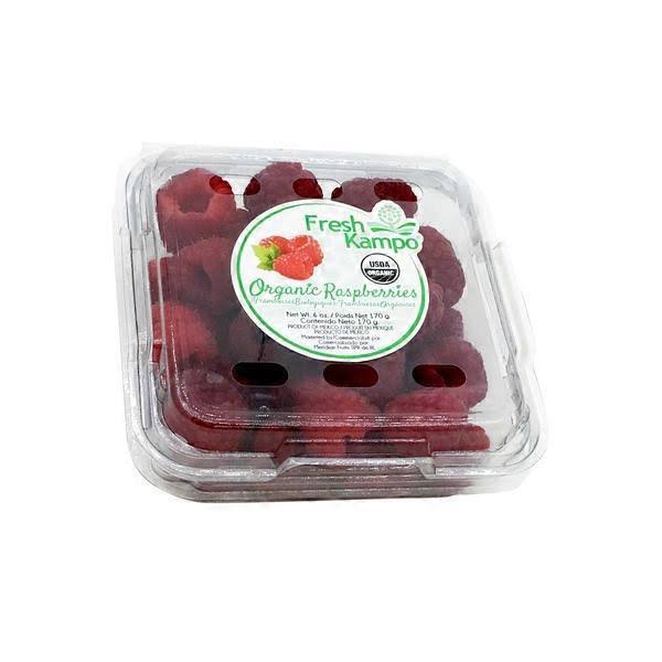 Fresh Kampo Organic Raspberries - 6 oz
