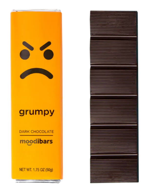 Astor Moodibar Grumpy - Dark Chocolate, 1.75oz