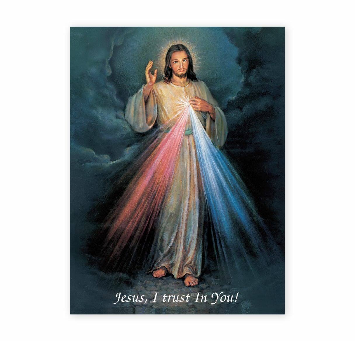 19 inch x 27 inch Divine Mercy Poster