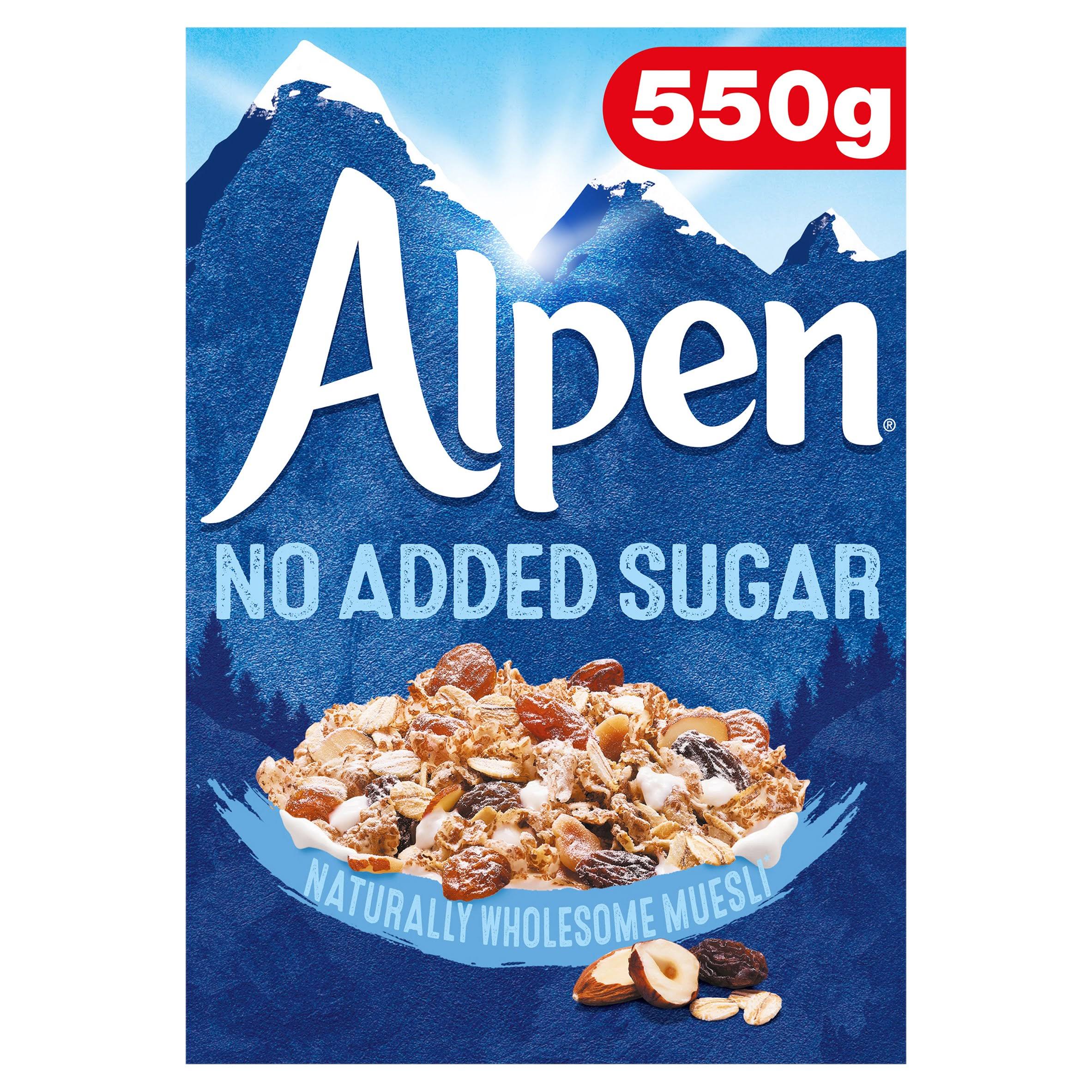 Alpen Muesli - No Added Sugar 550g