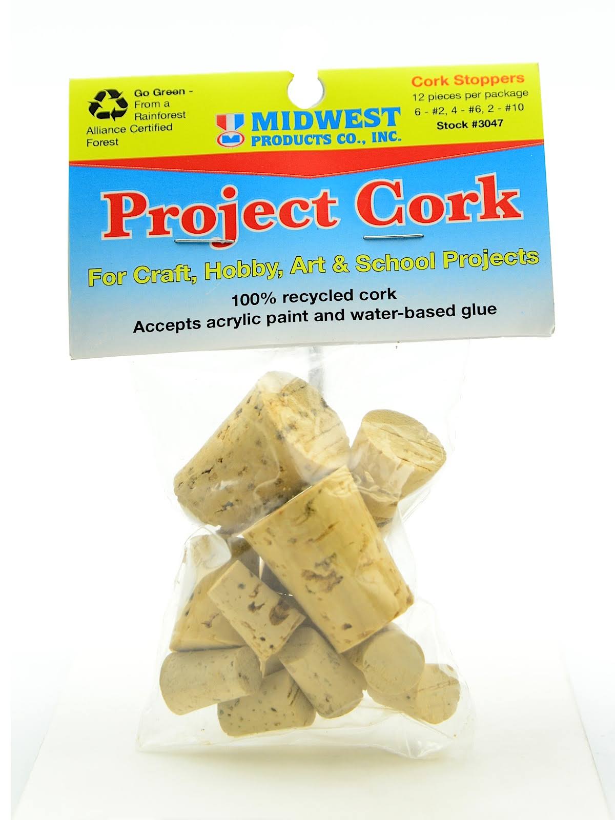 Midwest Cork Stoppers Assorted (12)