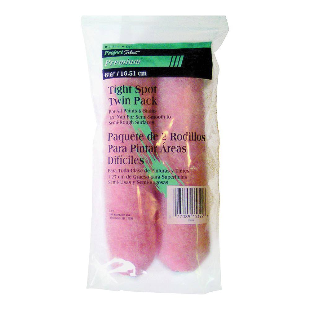 Linzer Products Roller Cover - Pink, Twin Pack