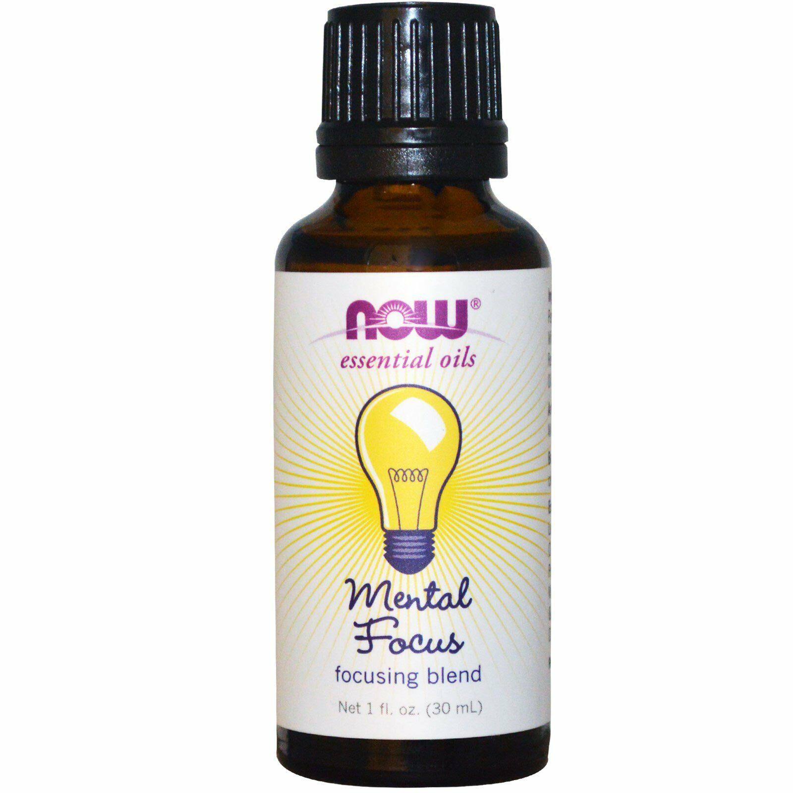 Now Essential Oils Mental Focus Blend - 30ml