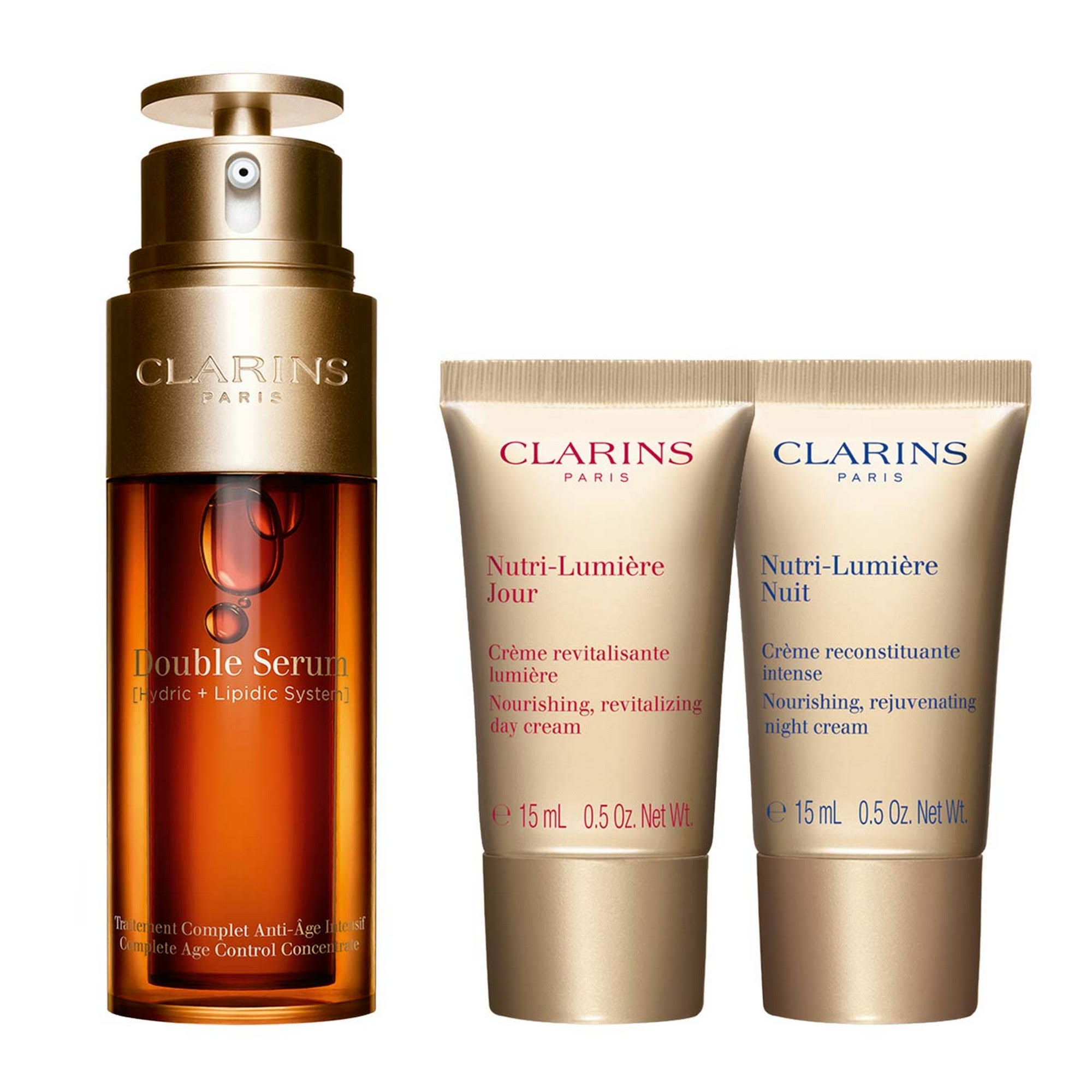 Clarins Double Serum & Nutri-Lumiere Collection Set