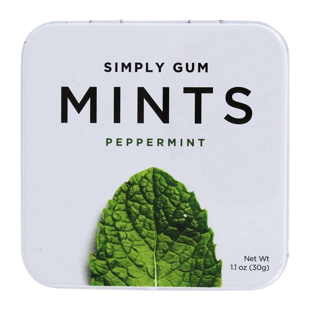 Simply Gum Breath Mints - Peppermint, 270ct