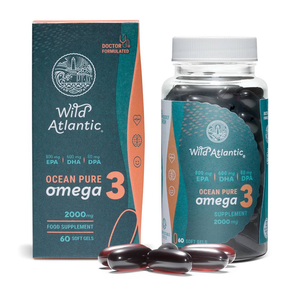 Wild Atlantic Health Ocean Pure Omega-3 60 Caps