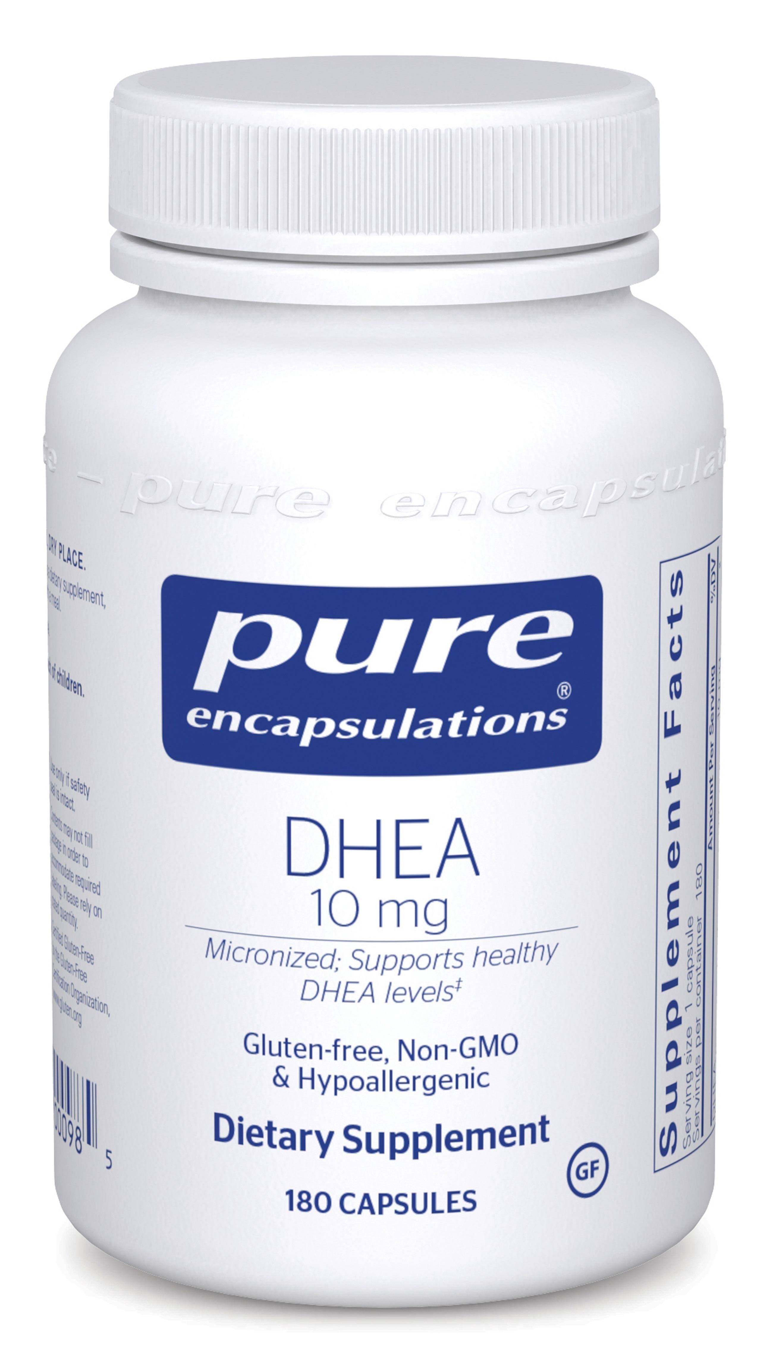 Pure Encapsulations Dhea Supplement - 10mg, 60ct