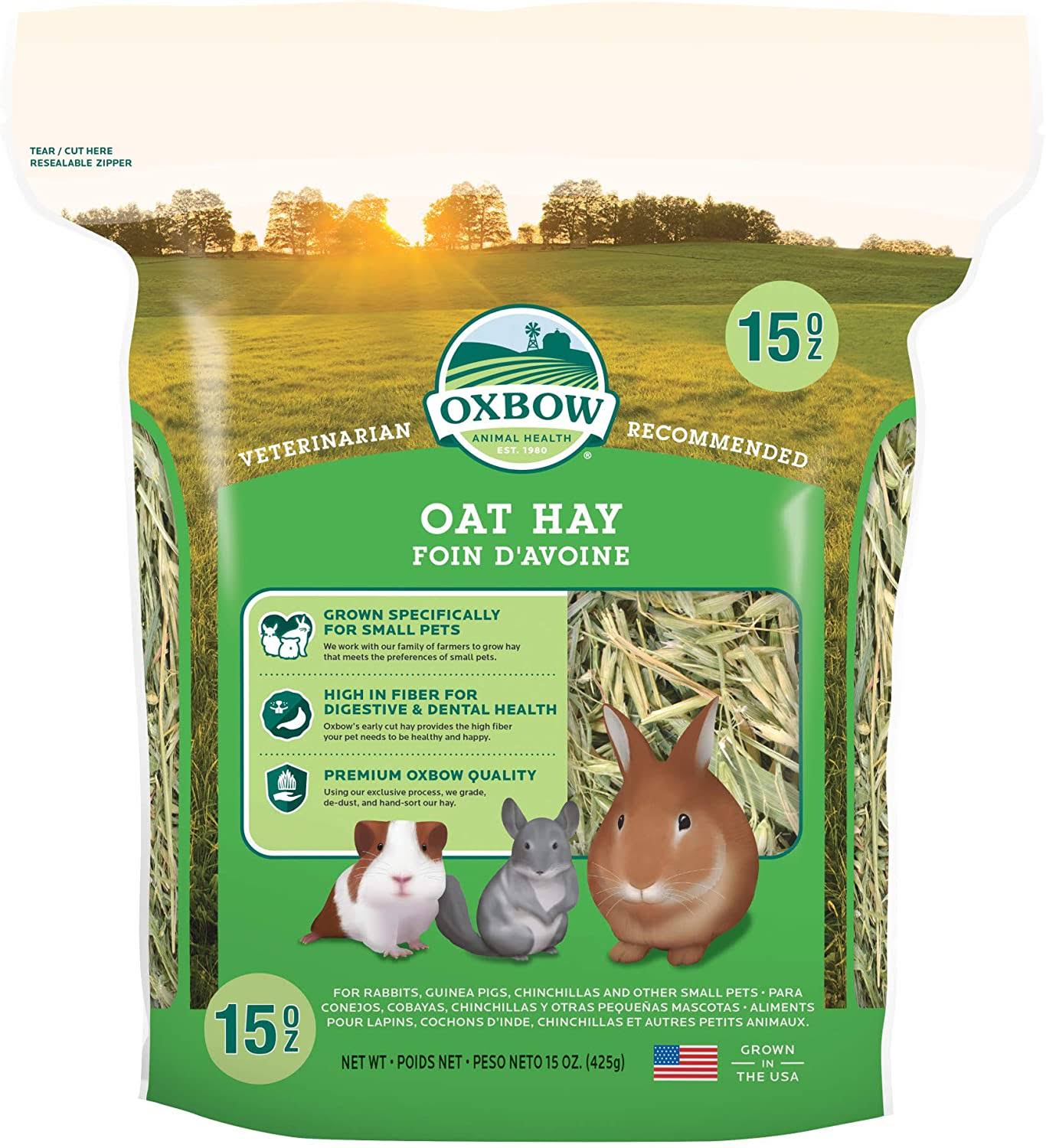 Oxbow Animal Health Oat Hay - 15 oz
