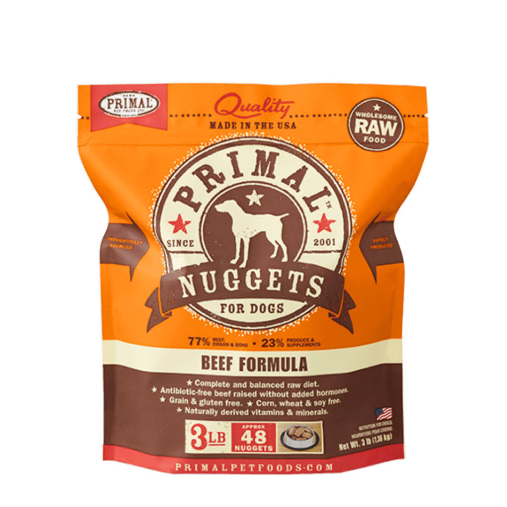 Primal Formula Dog Food - Beef, 3lb