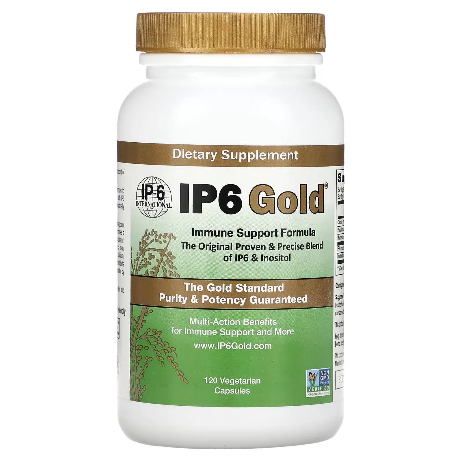 IP6 Gold Immune Support Formula 120 Capsules