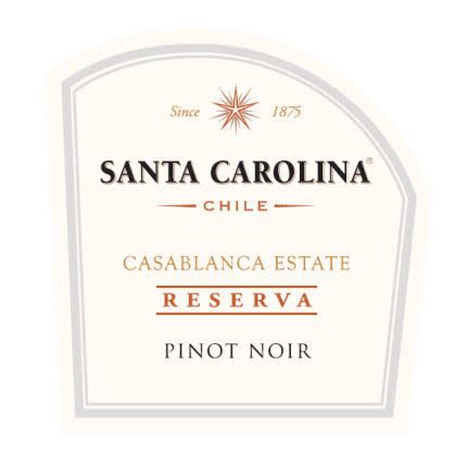 Santa Carolina Pinot Noir, Chile (Vintage Varies) - 750 ml bottle