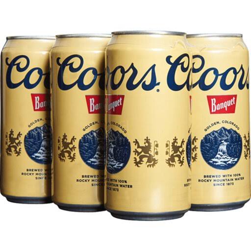 Coors Banquet Beer - 16oz, 6 Pack