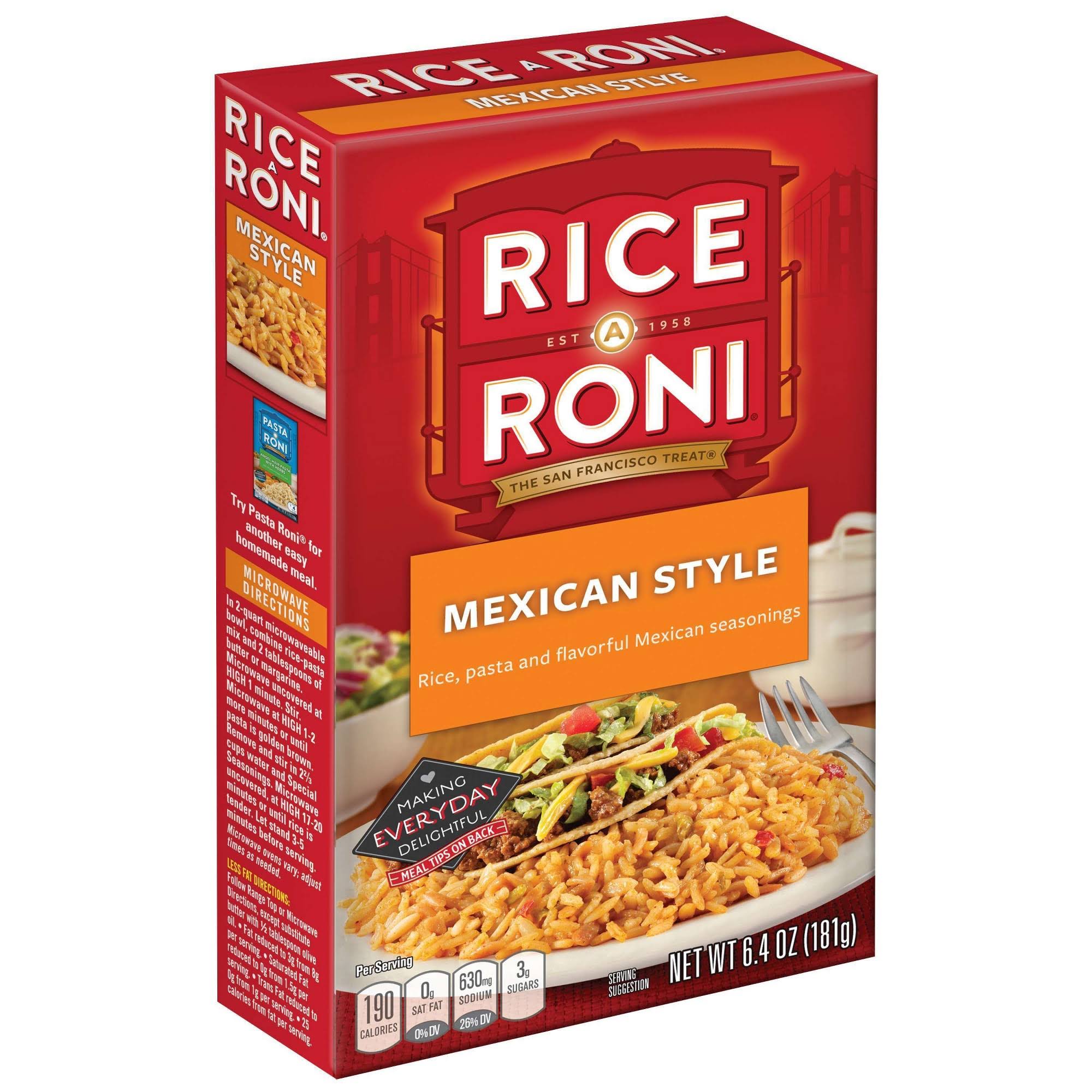 Rice A Roni Mexican Style Rice - 6.4oz